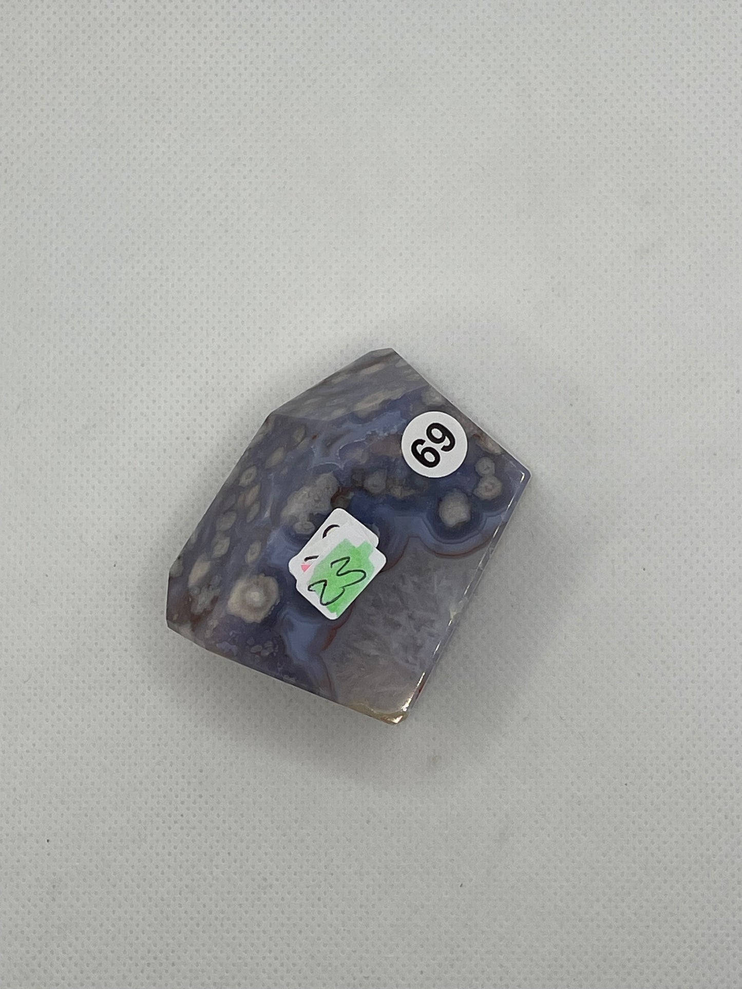 Purple Flower Agate Free Form