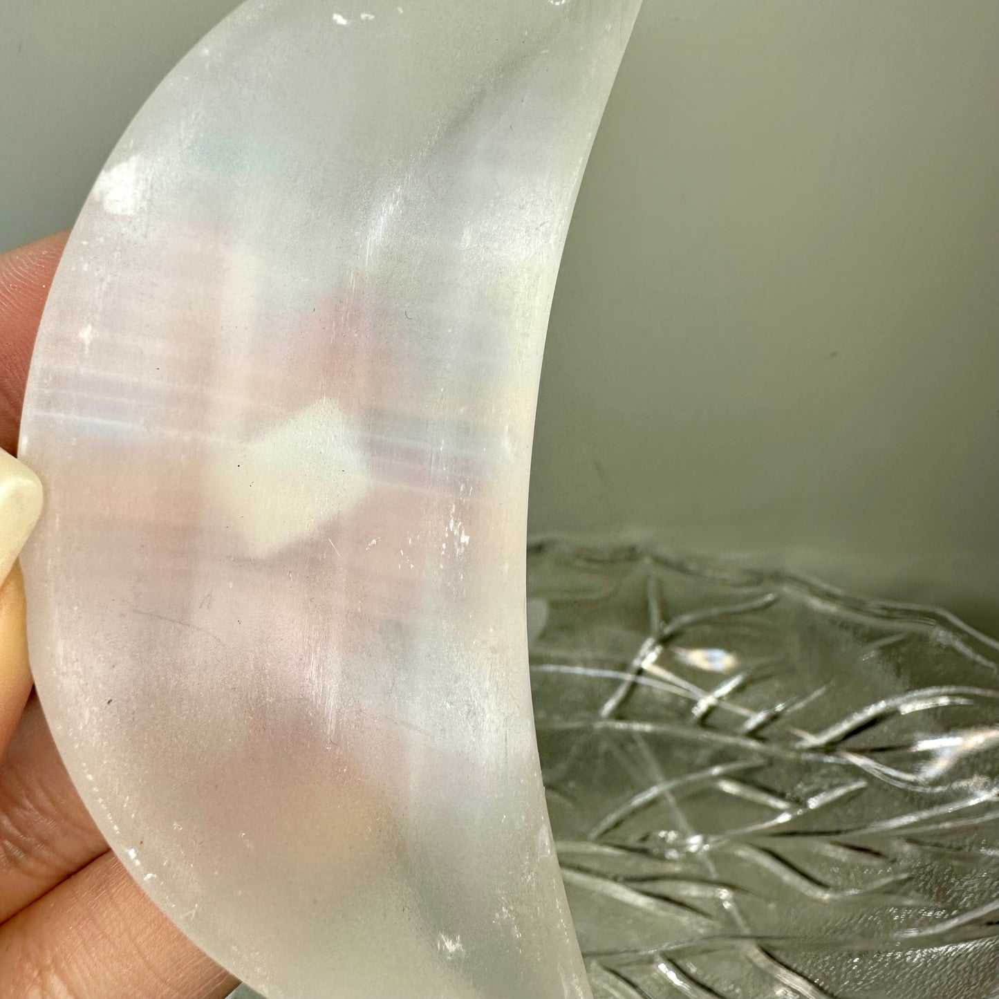 Selenite Moons