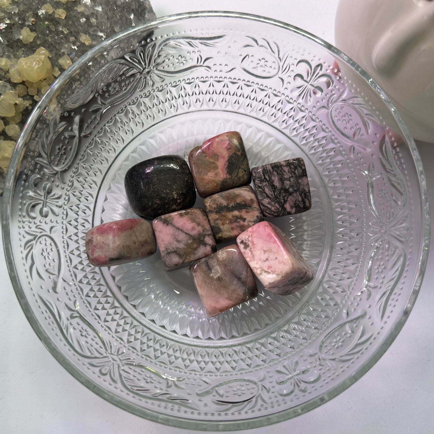 Rhodonite Cubes