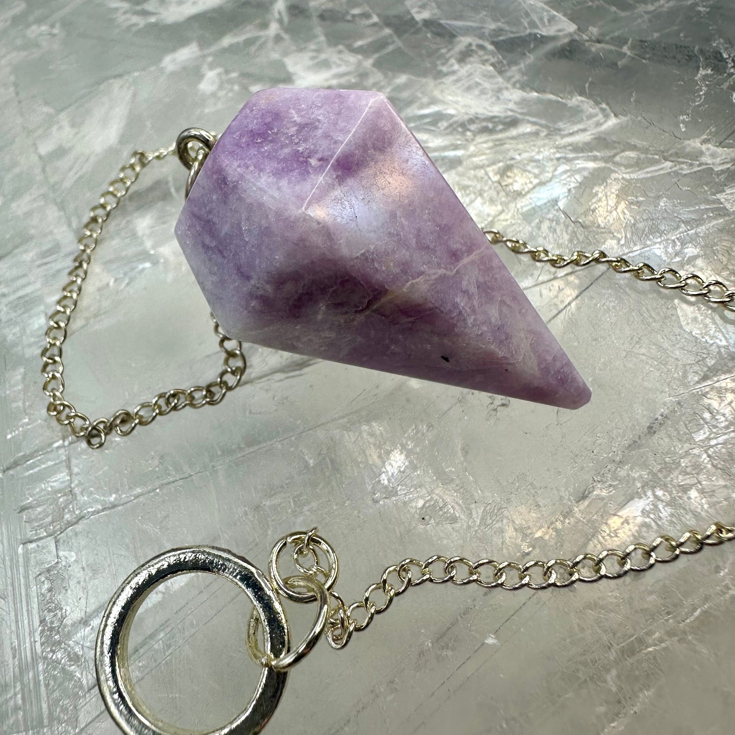 Lepidolite Pendulum