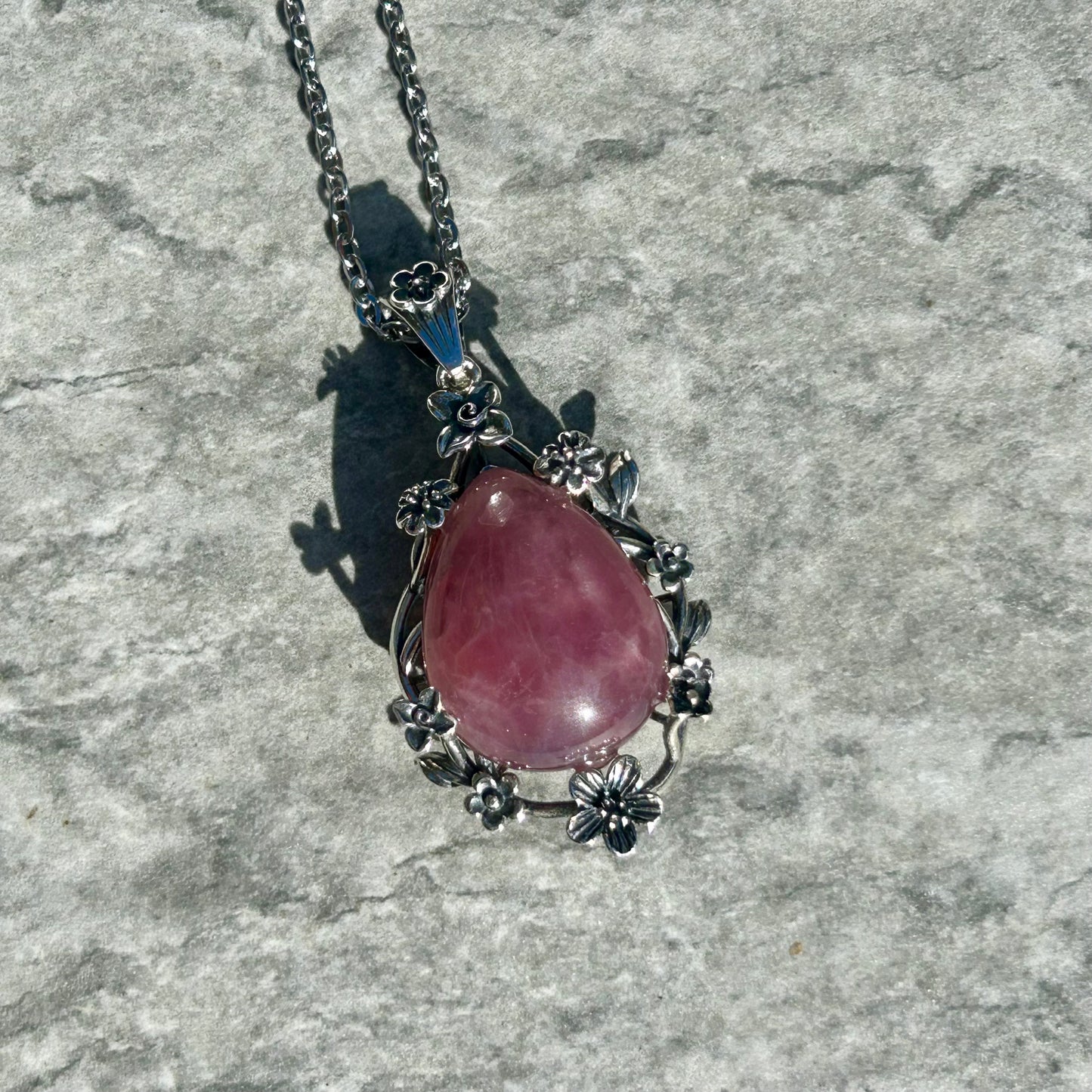 Lavender Rose 925 Pendant