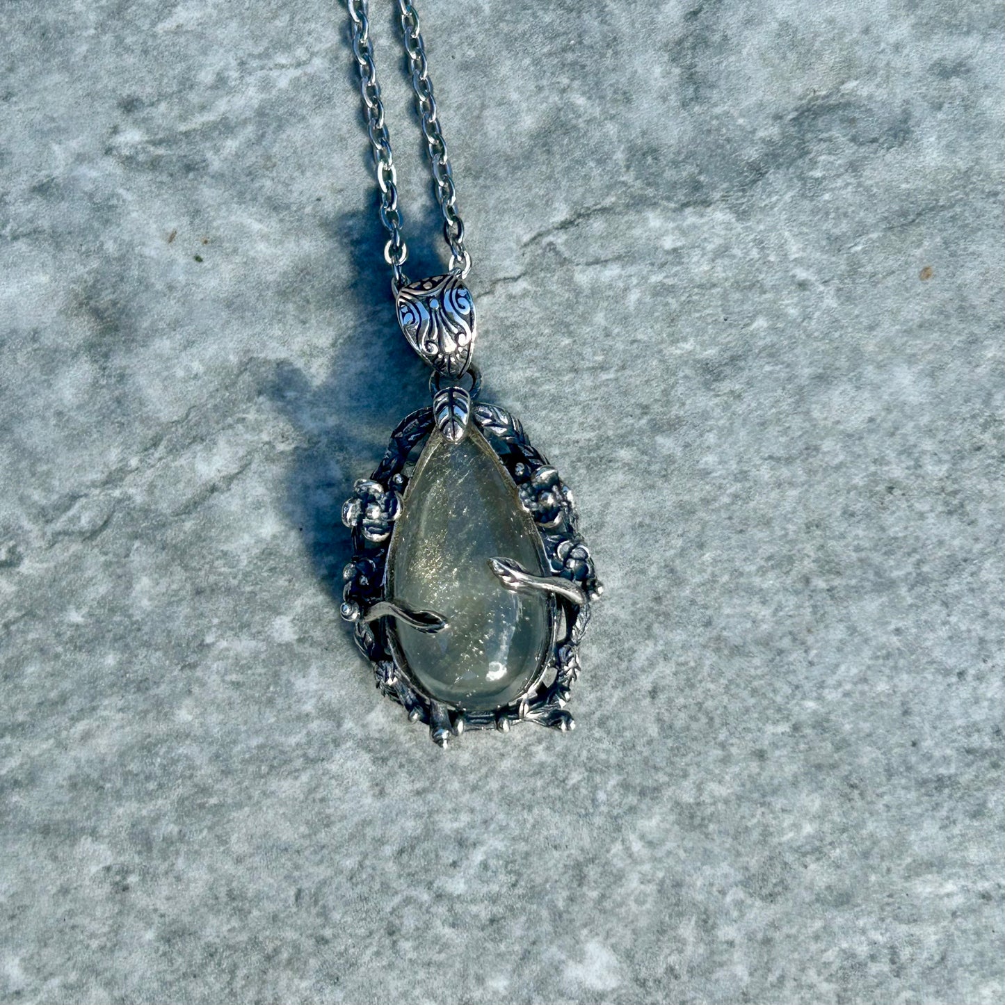 Libyan Dessert Glass 925 Pendant
