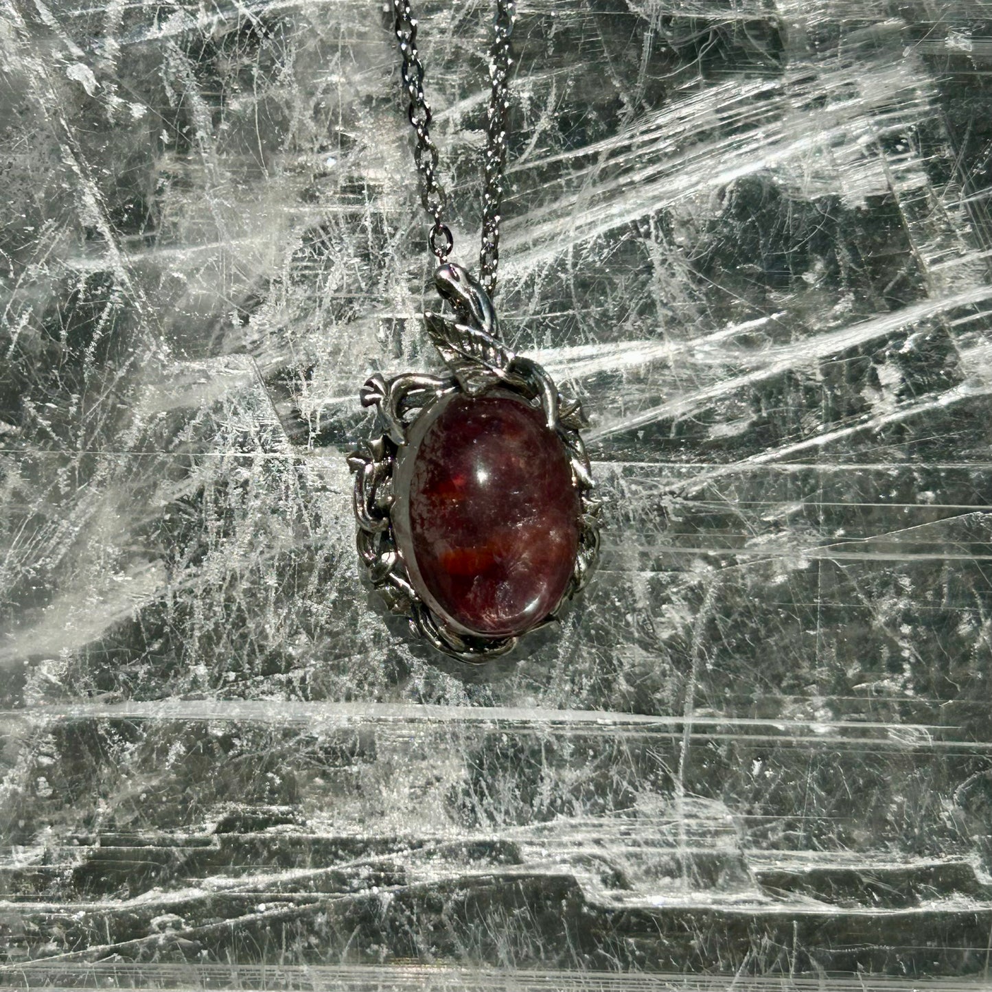 Fire Quartz 925 Pendant
