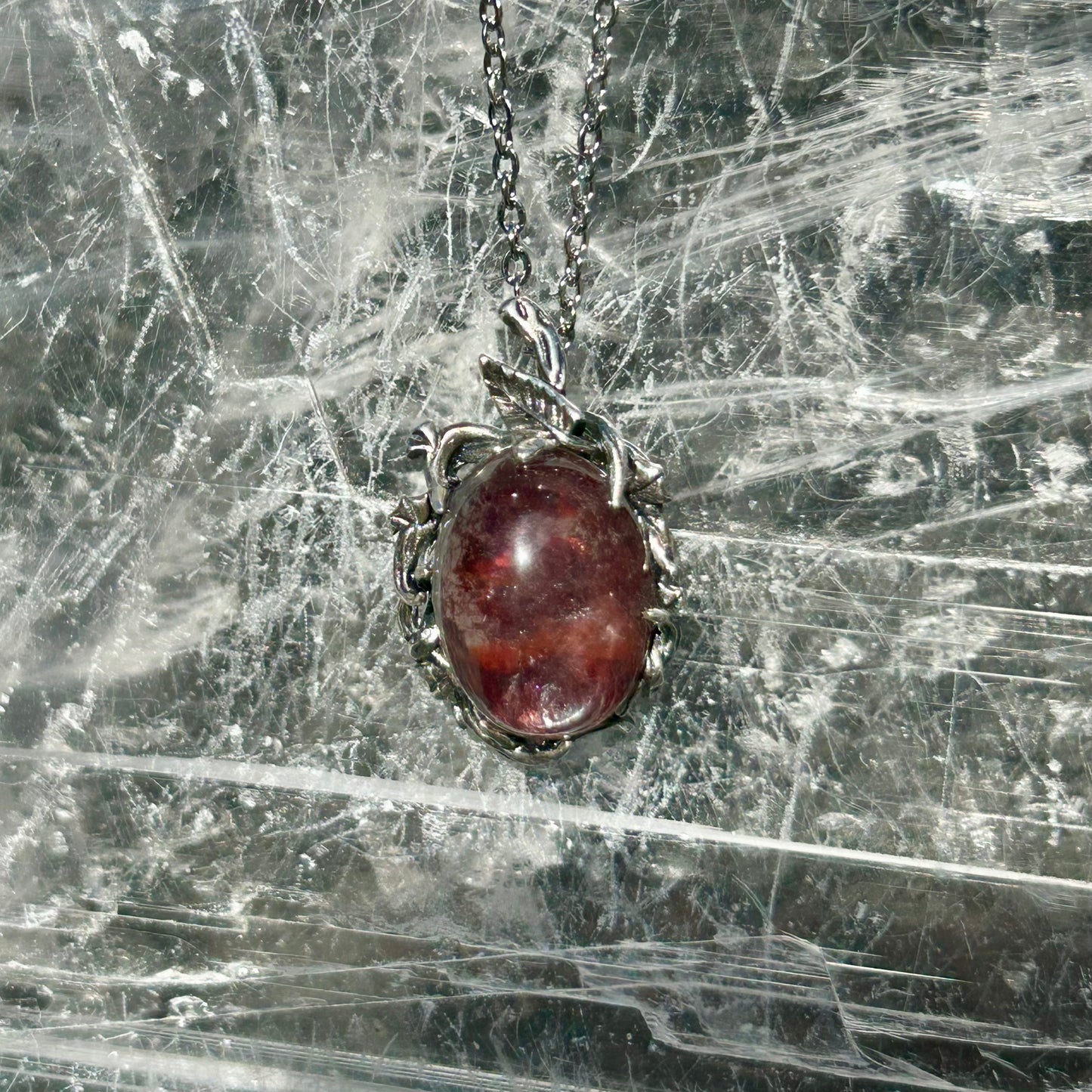Fire Quartz 925 Pendant
