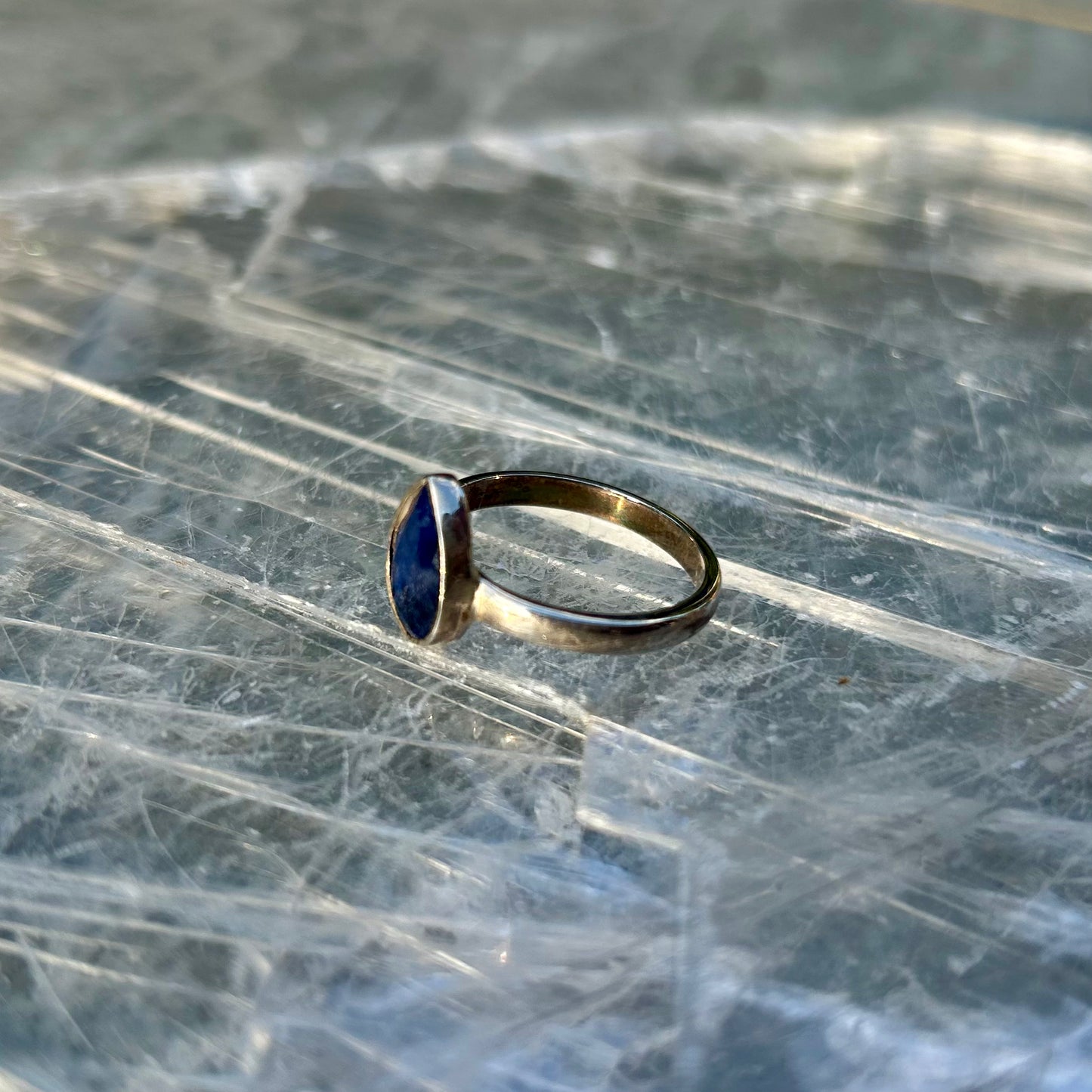 925 Sapphire Ring Size S