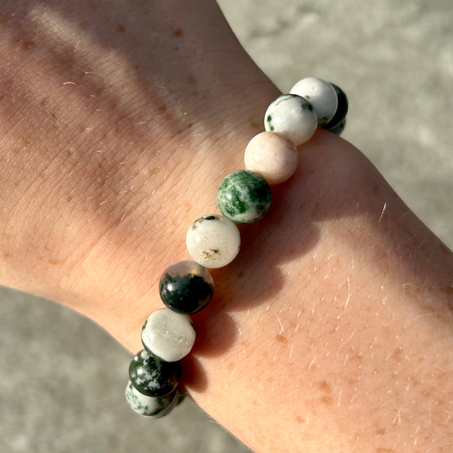 Tree Agate Bracelet 8mm