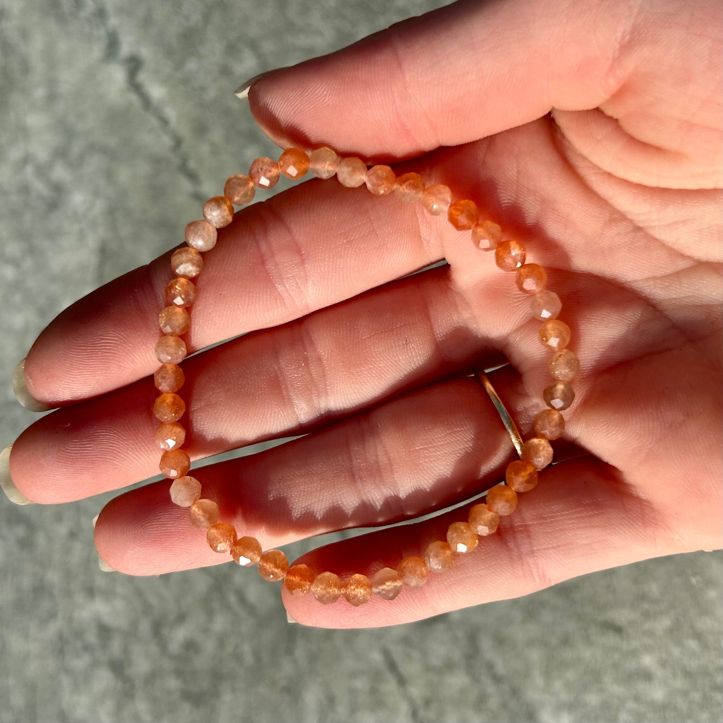 Sunstone Bracelet 4mm