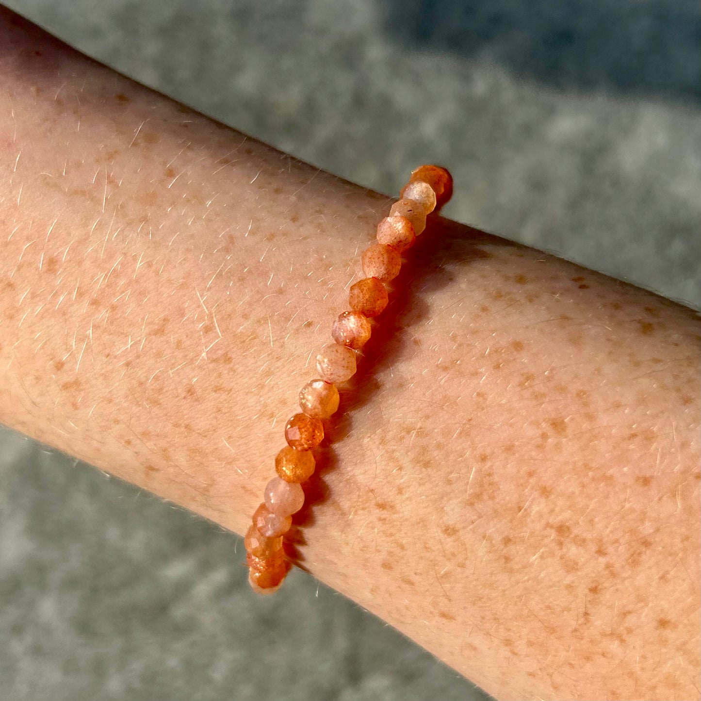 Sunstone Bracelet 4mm