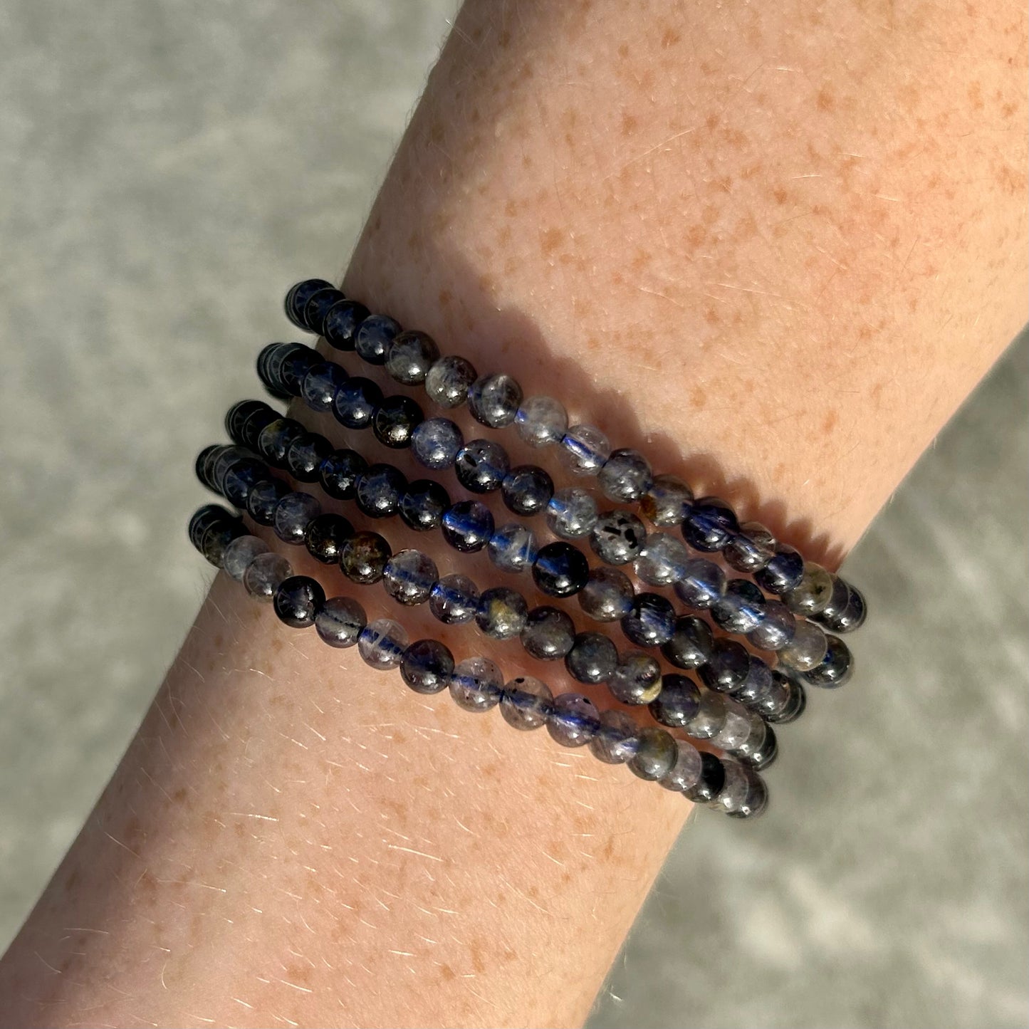 Iolite Bracelet 4mm