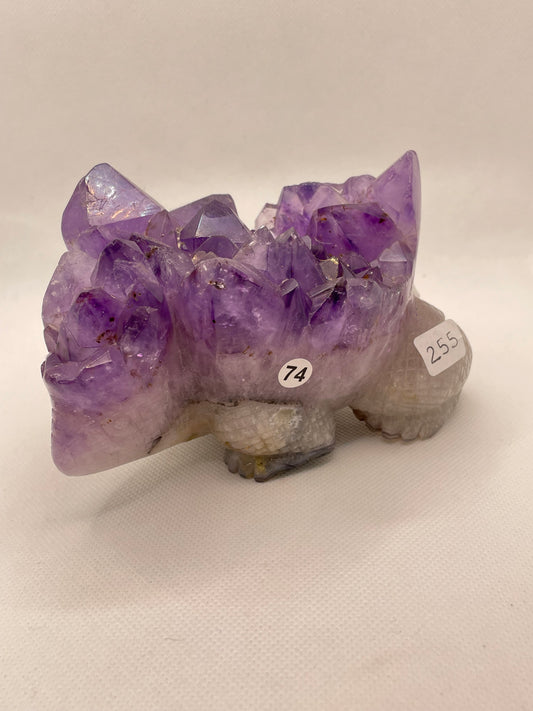 Raw Amethyst Turtle Cluster