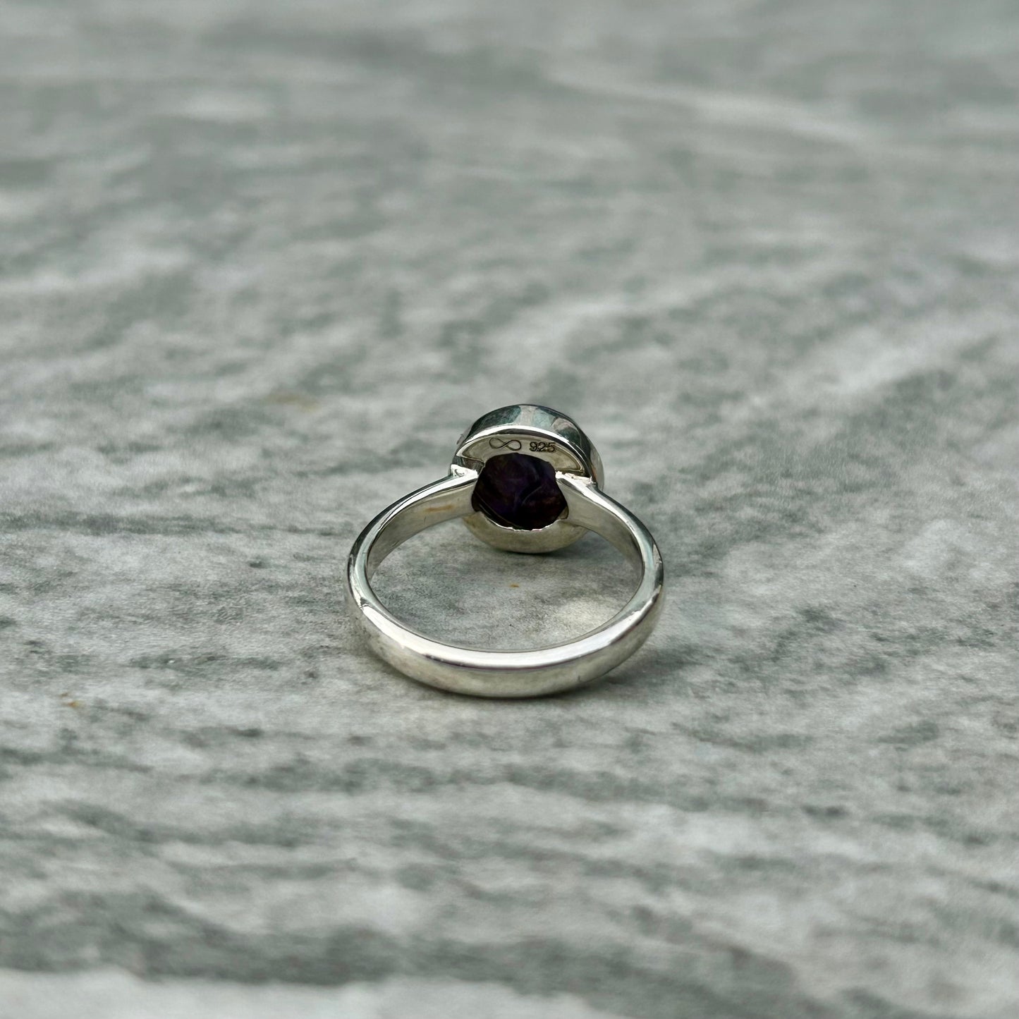 Charolite 925 Ring Size L