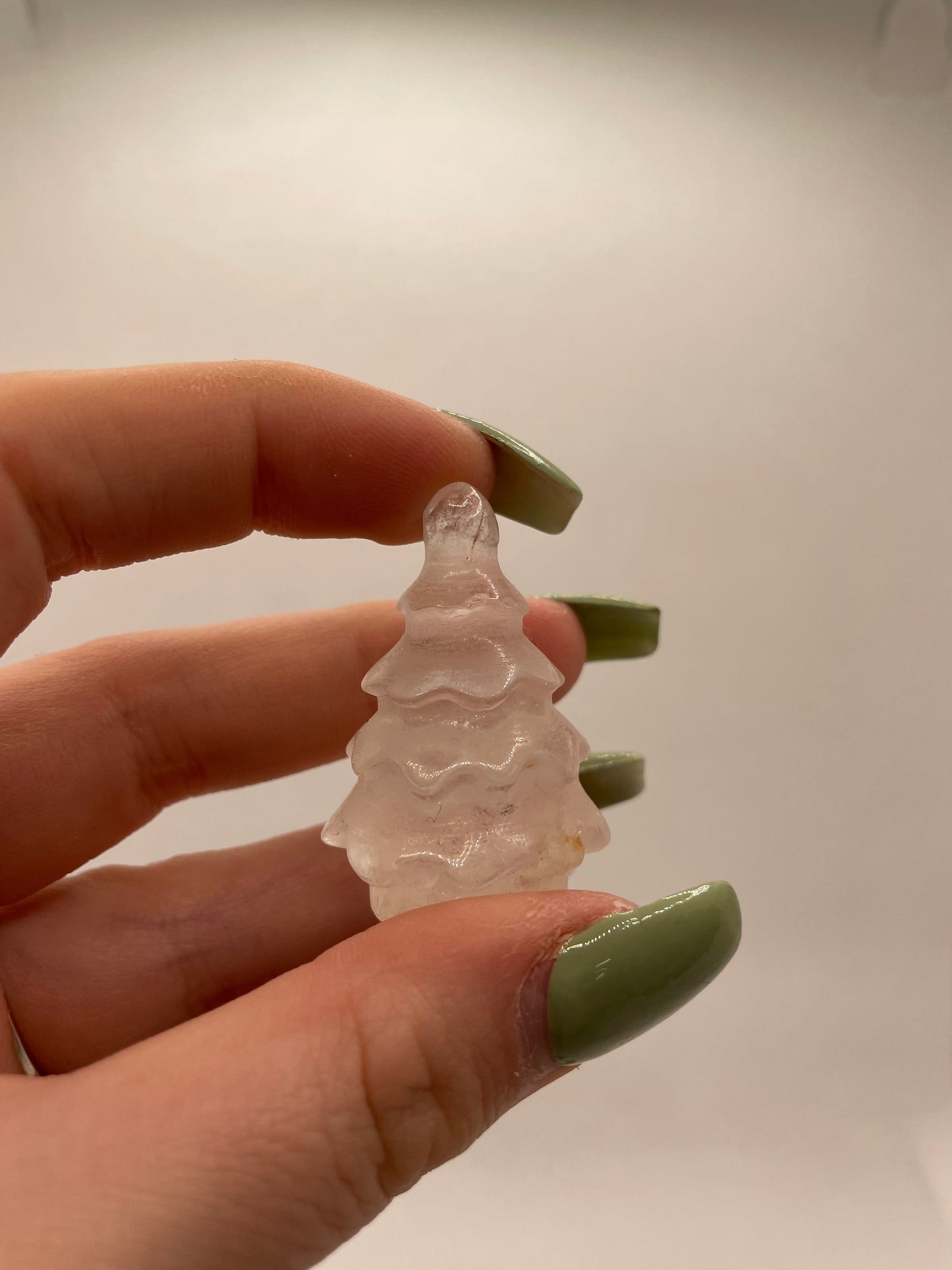 Christmas Tree Crystal Carvings