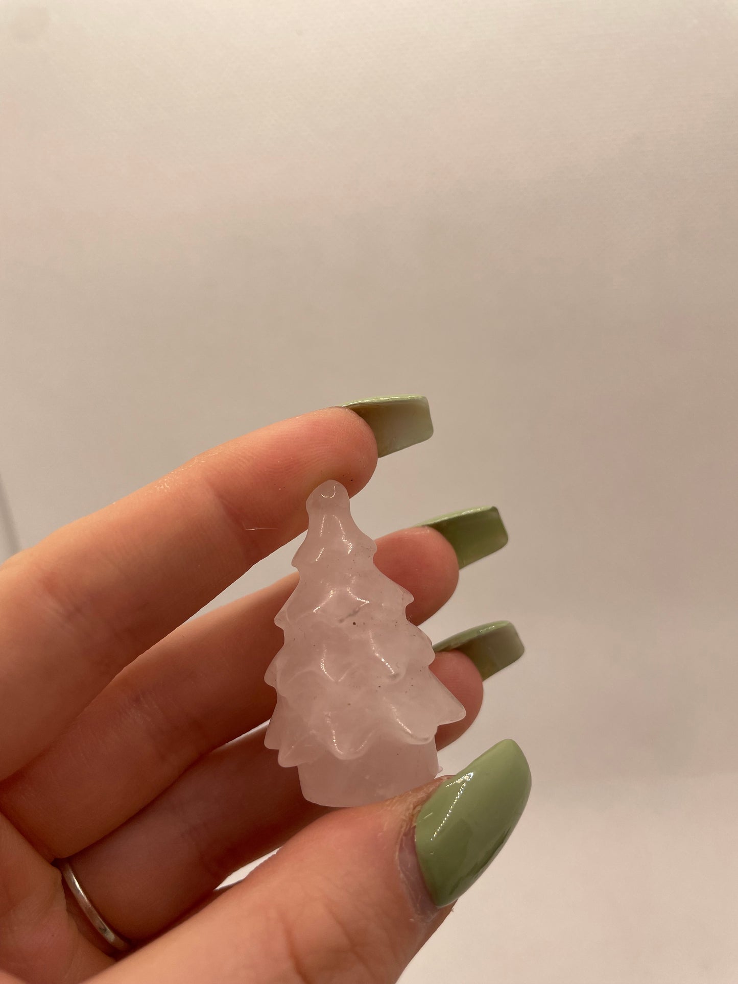 Christmas Tree Crystal Carvings
