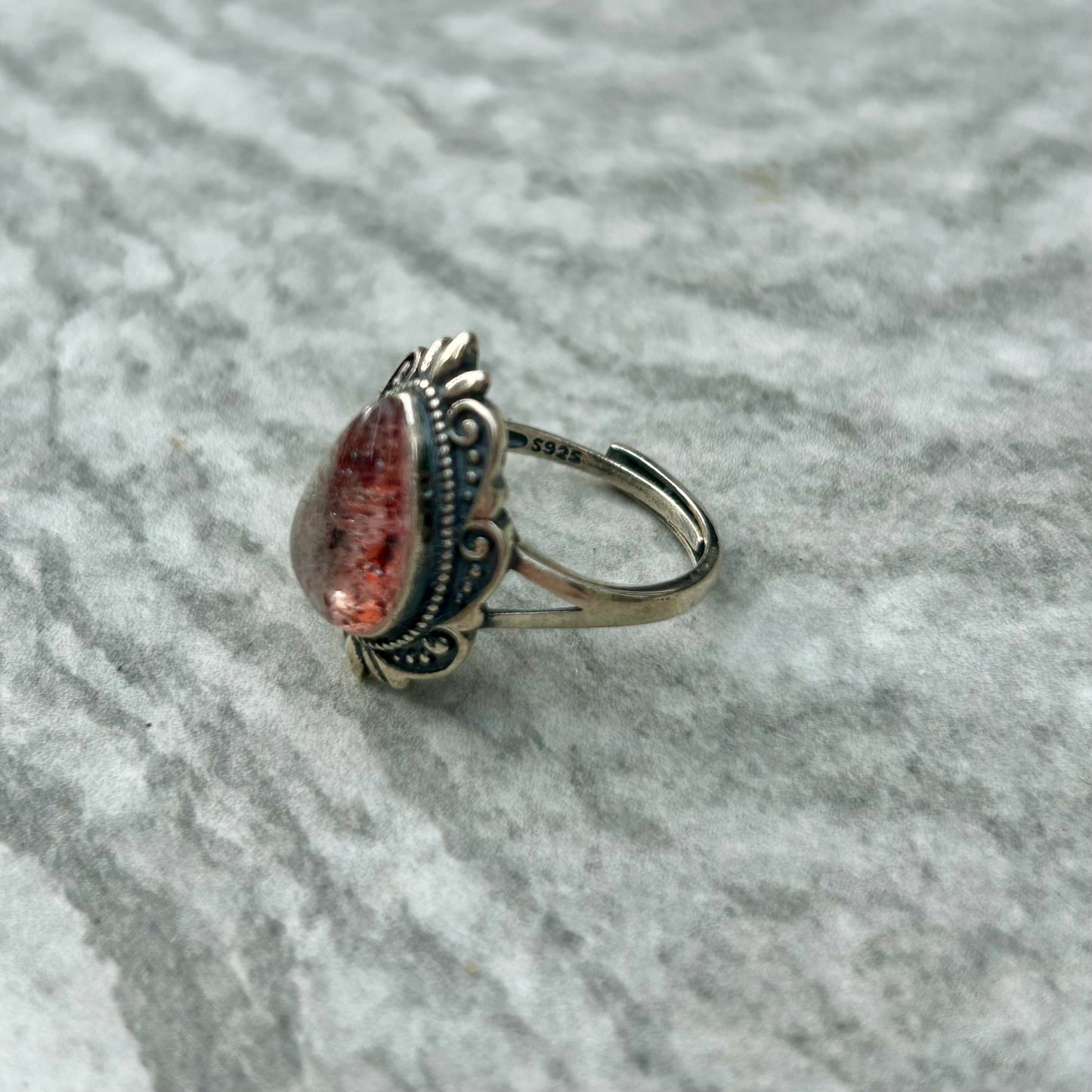 Adjustable Super-7 925 Ring