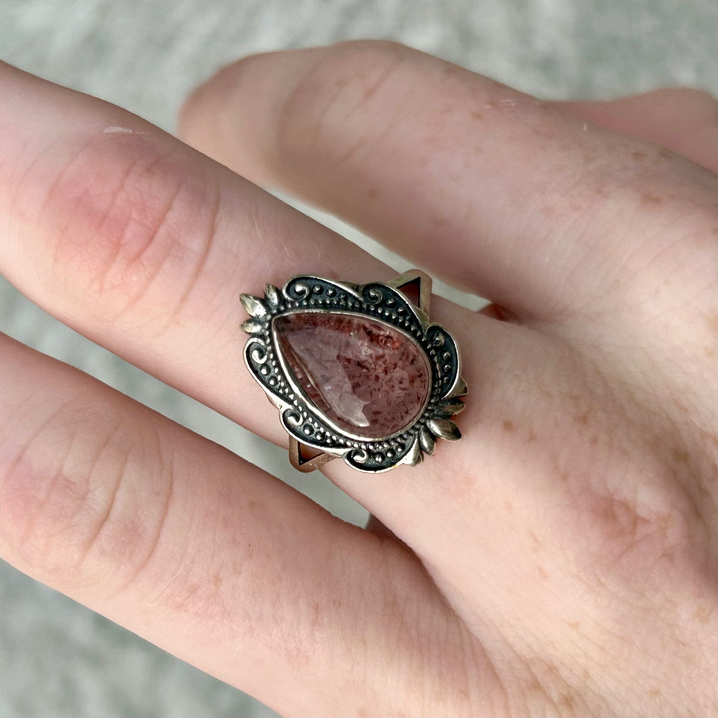 Adjustable Super-7 925 Ring