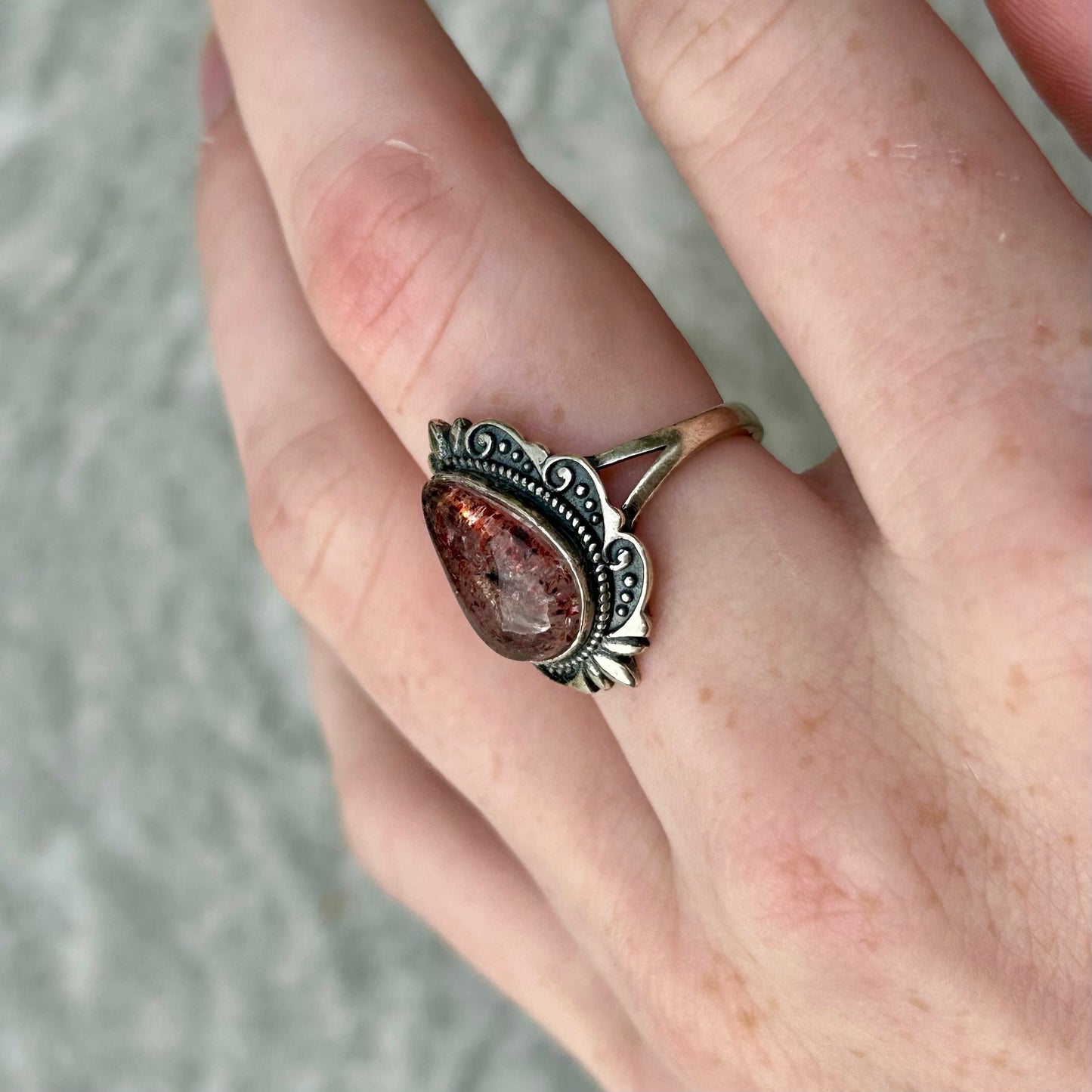 Adjustable Super-7 925 Ring