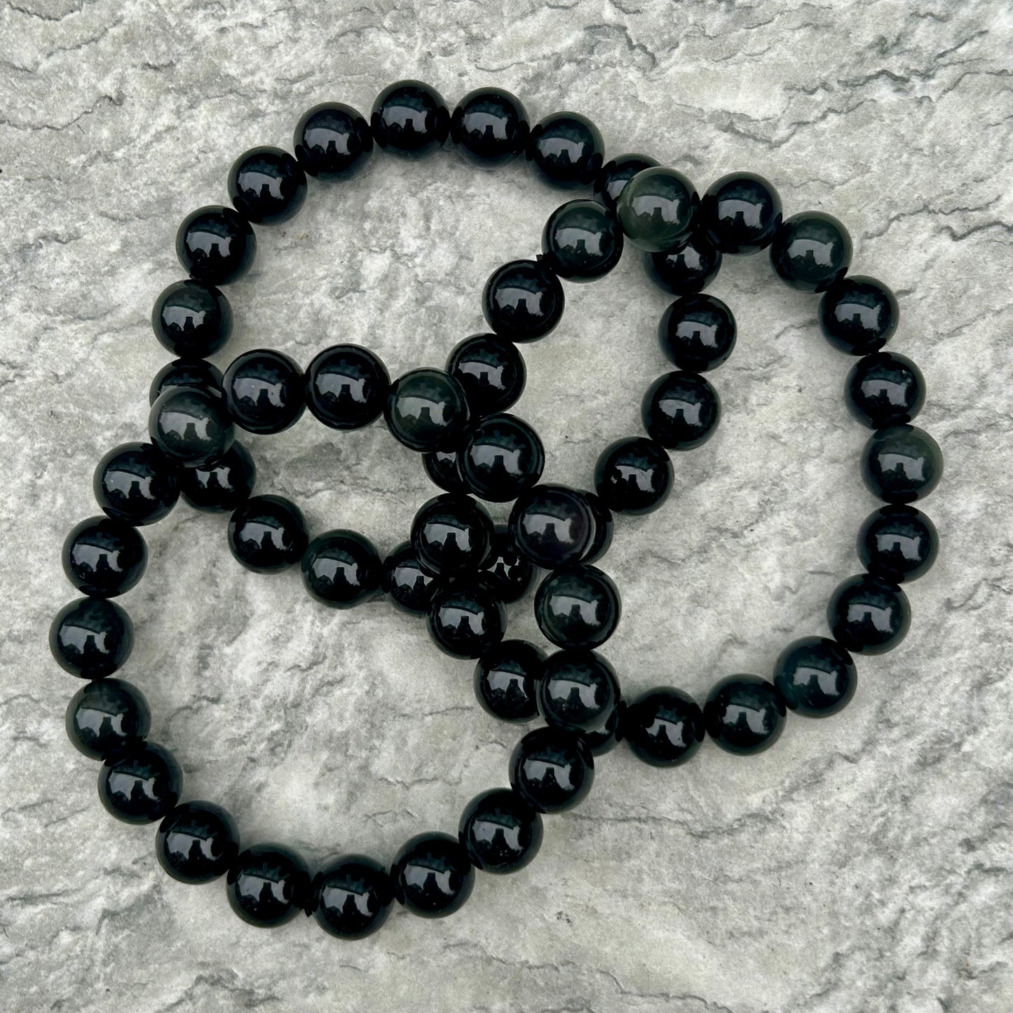 Rainbow Obsidian 10mm Bracelet