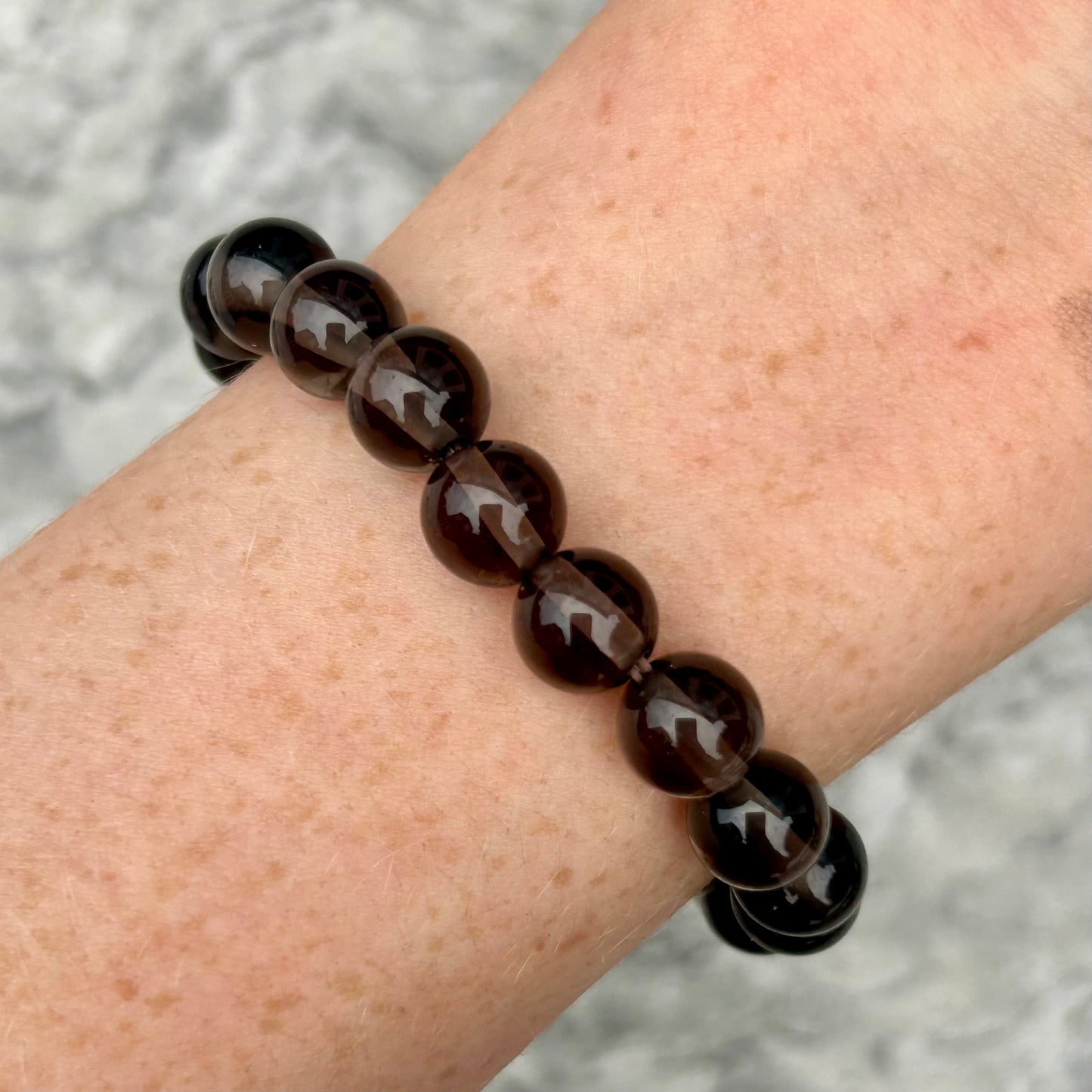 Ice Obsidian Bracelet 10mm