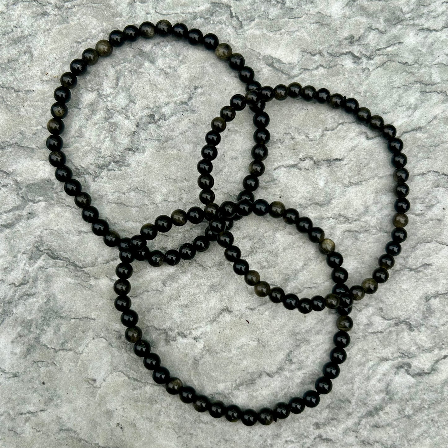 Rainbow Obsidian Bracelets 4mm