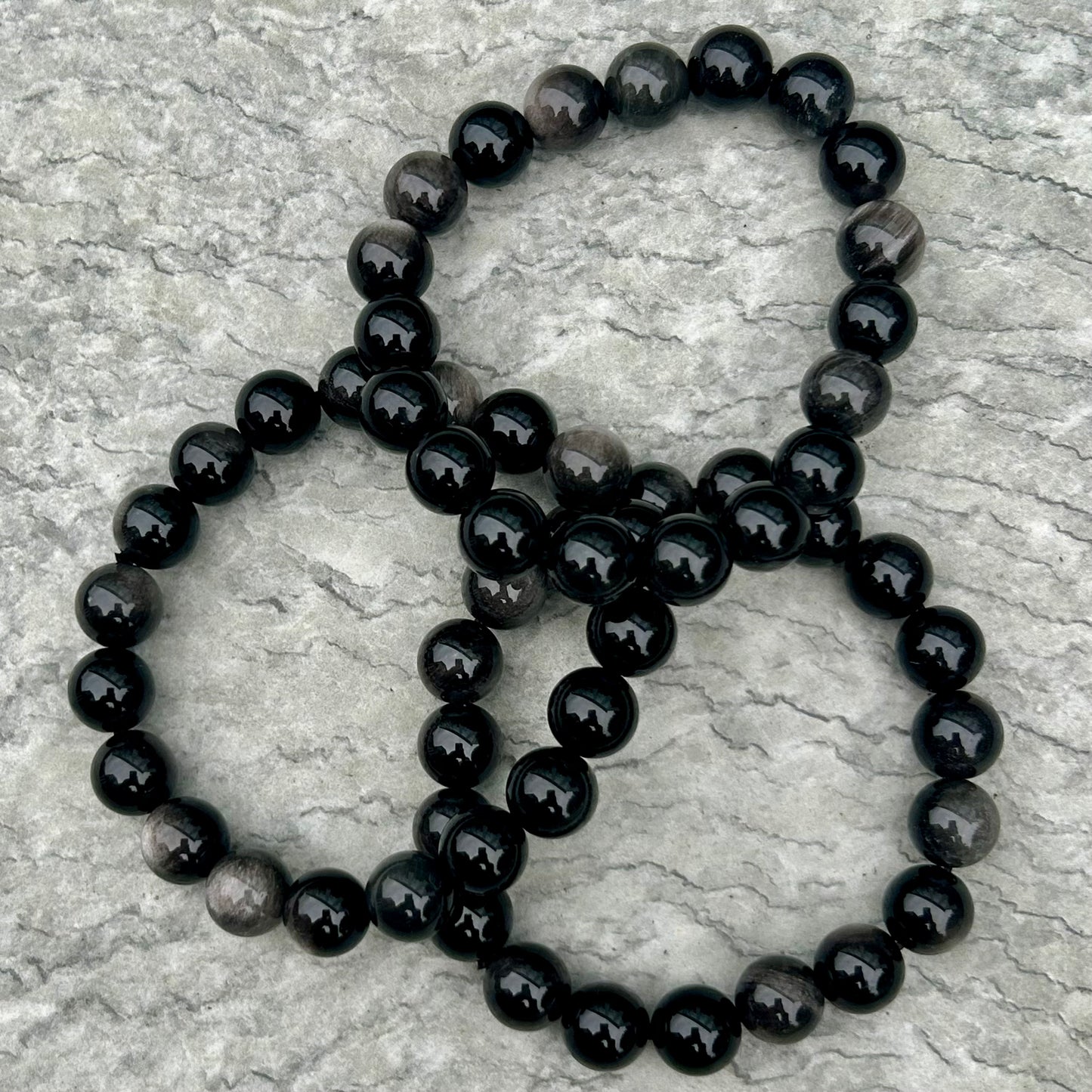 Silver Sheen Obsidian 10mm