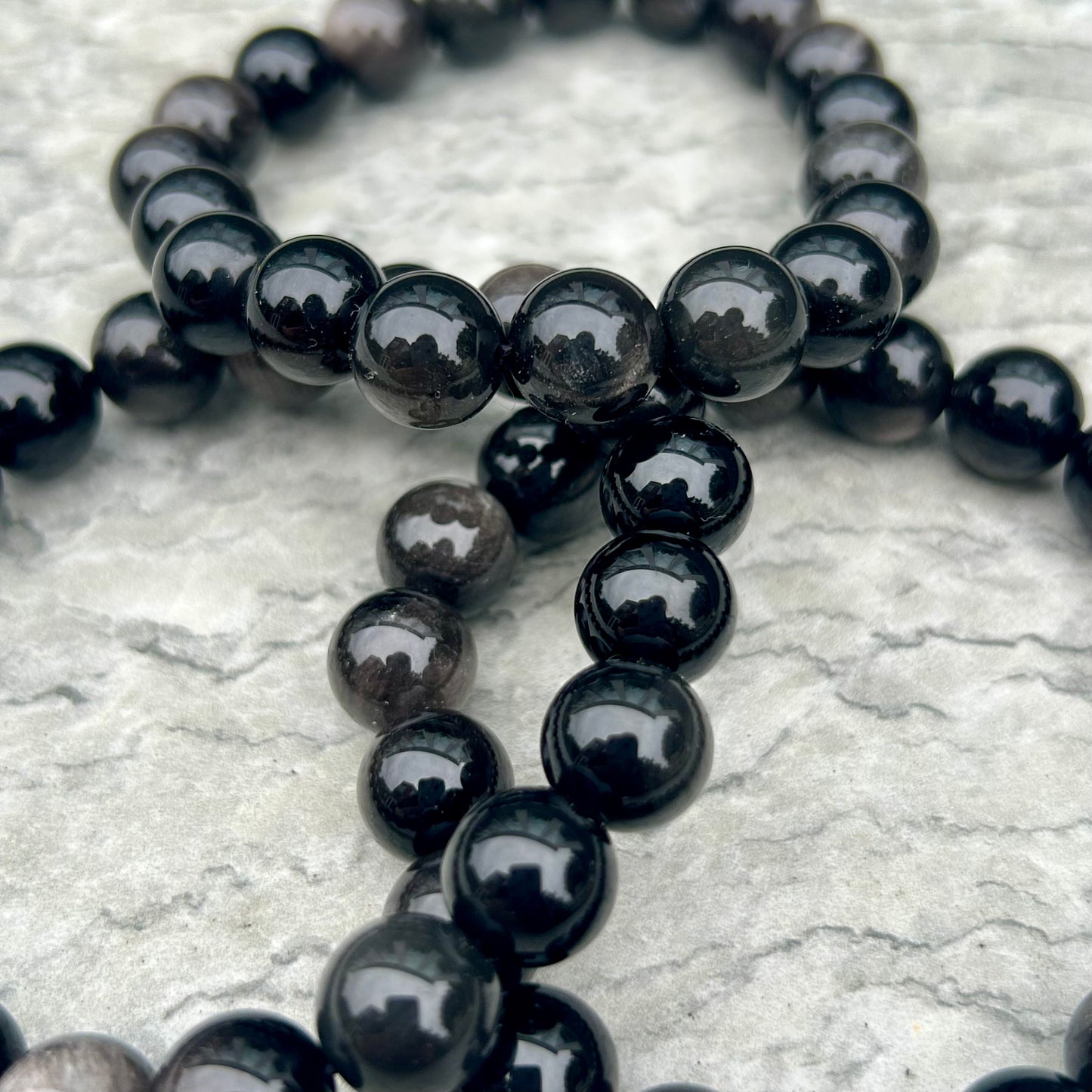 Silver Sheen Obsidian 10mm