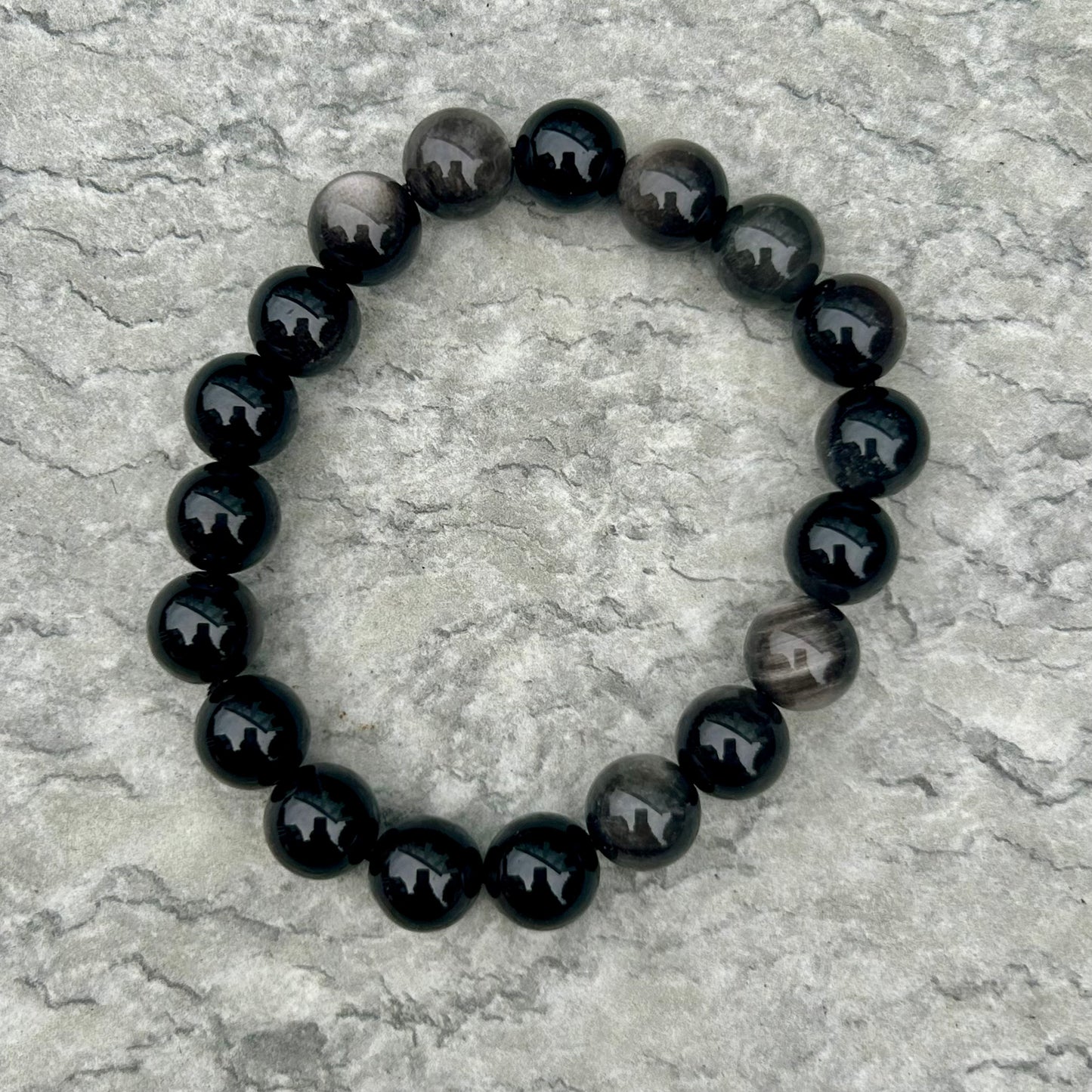 Silver Sheen Obsidian 10mm