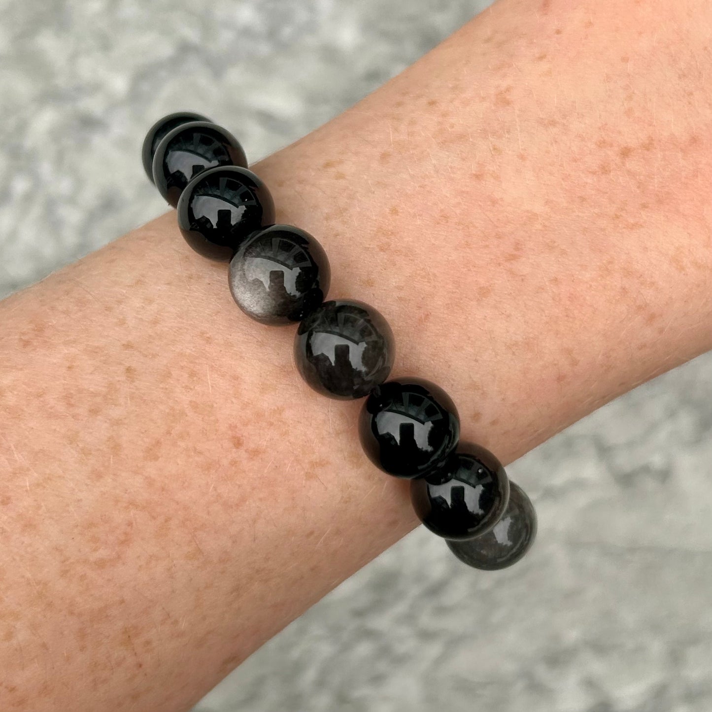 Silver Sheen Obsidian 10mm