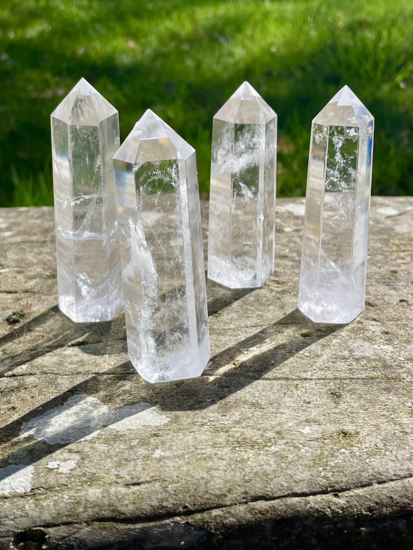 Clear Quartz Towers