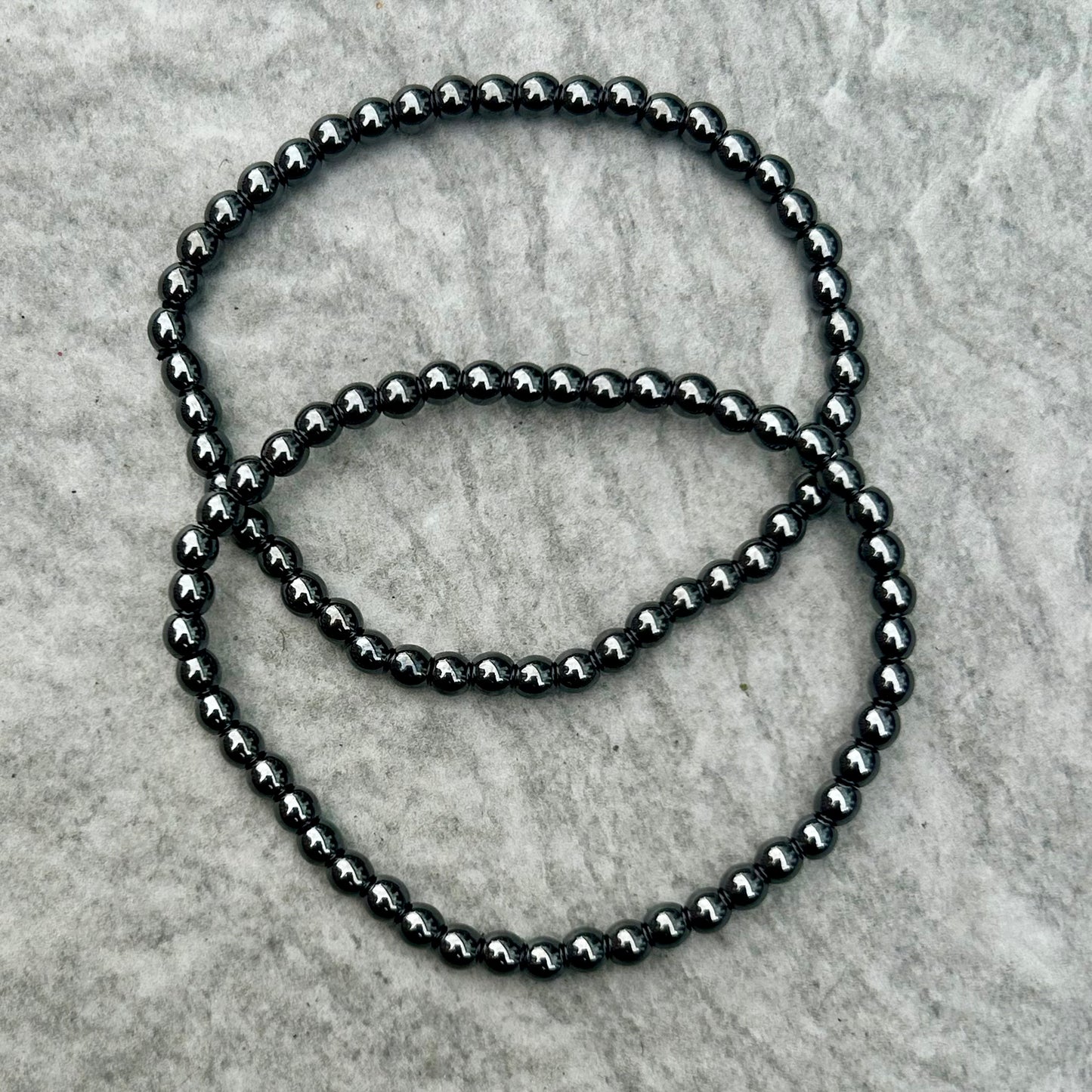 Hematite Bracelet 4mm