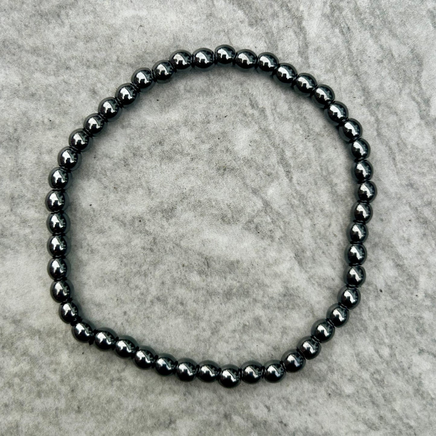 Hematite Bracelet 4mm