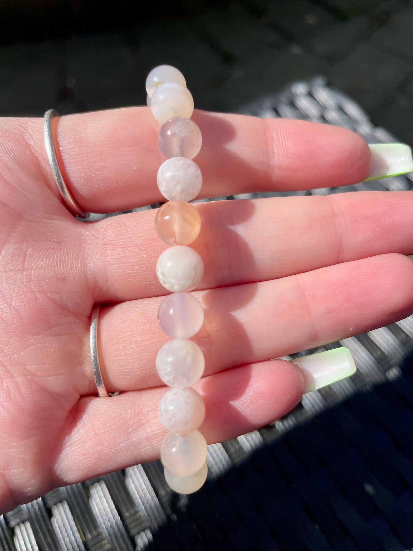 Cherry Agate Bracelets