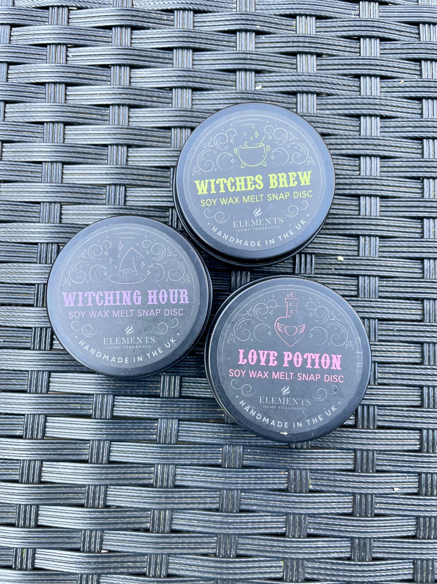 Soy Wax Melt Snap Disc