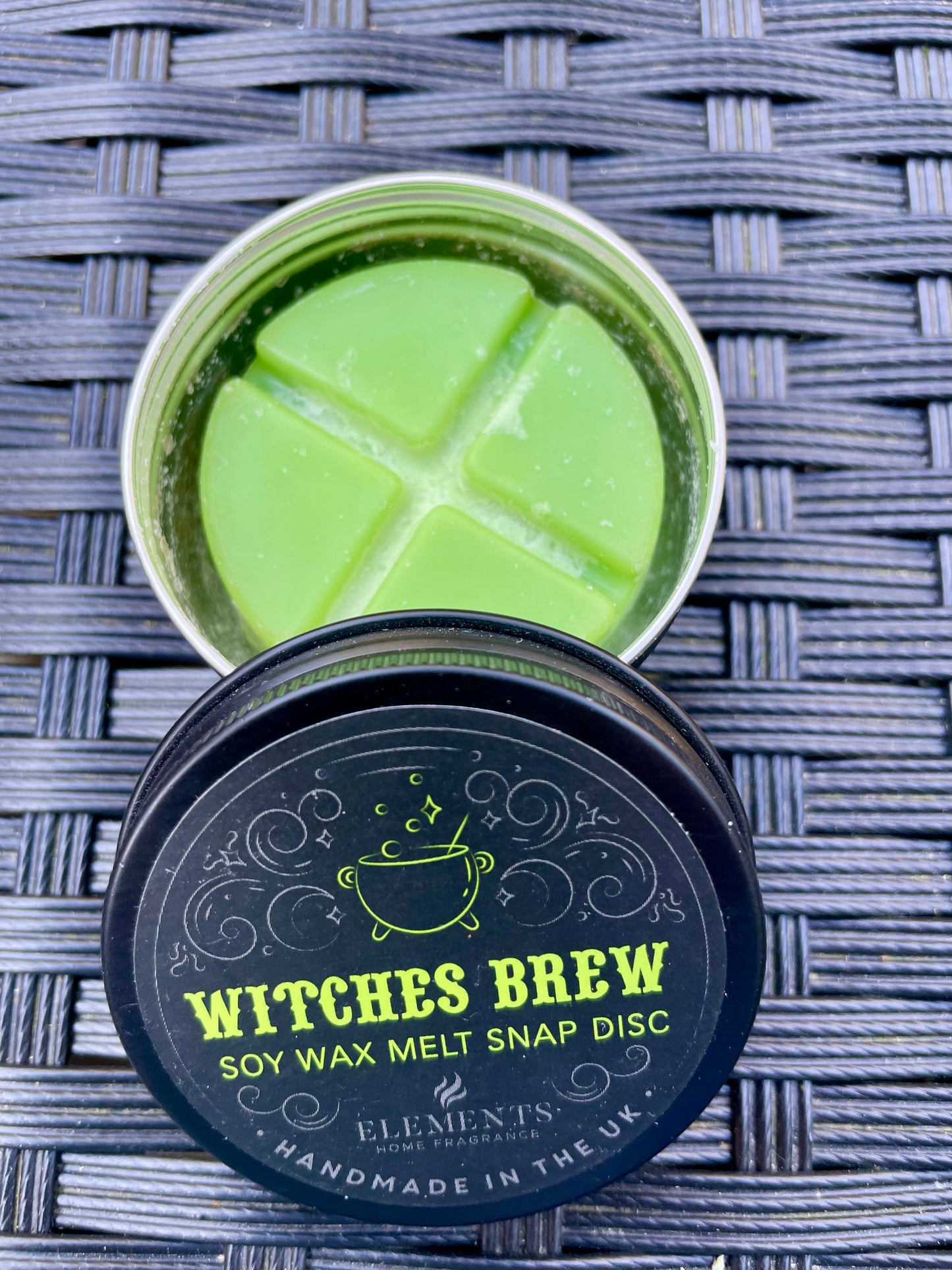 Soy Wax Melt Snap Disc