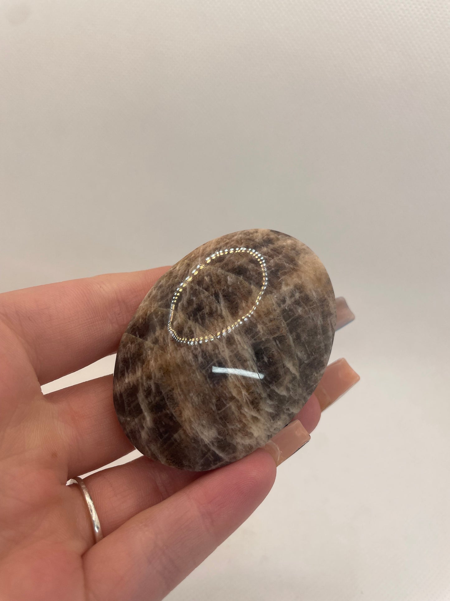 Black MoonStone & Sun Stone Palms