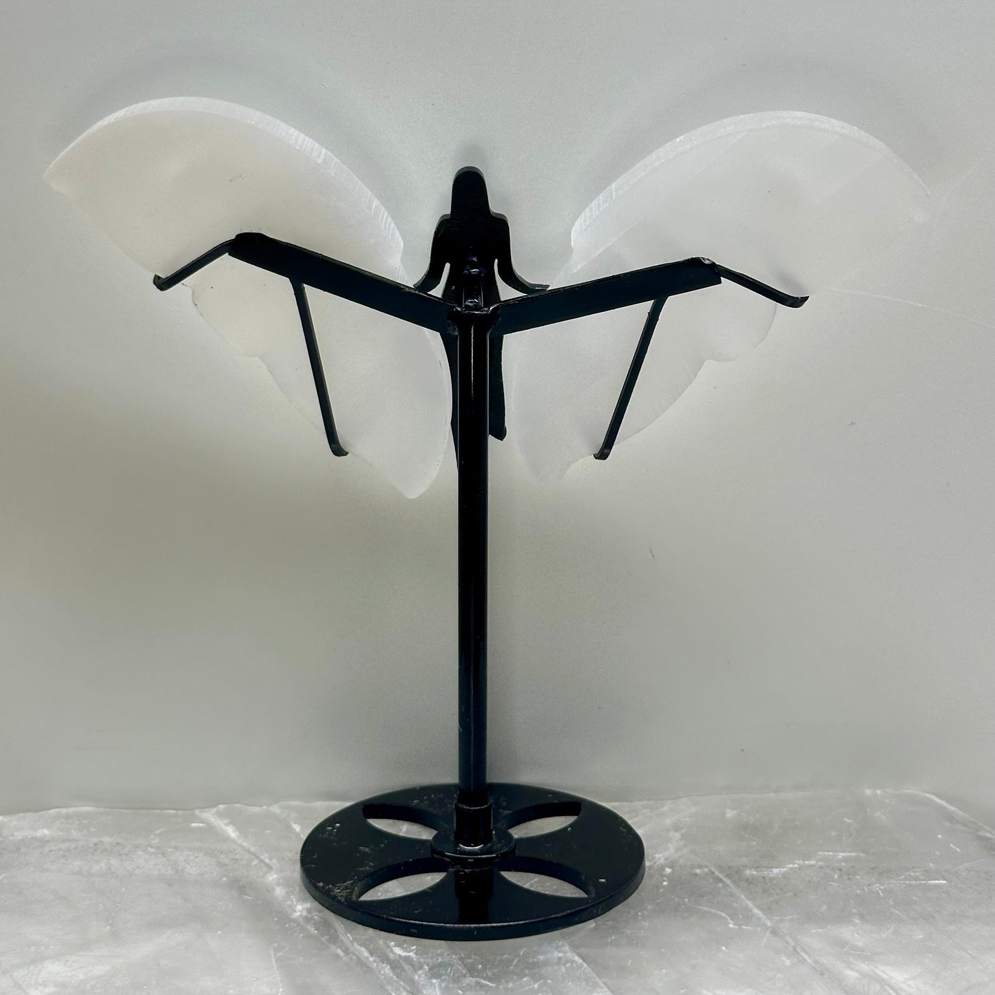 Selenite Angle Carving Wings