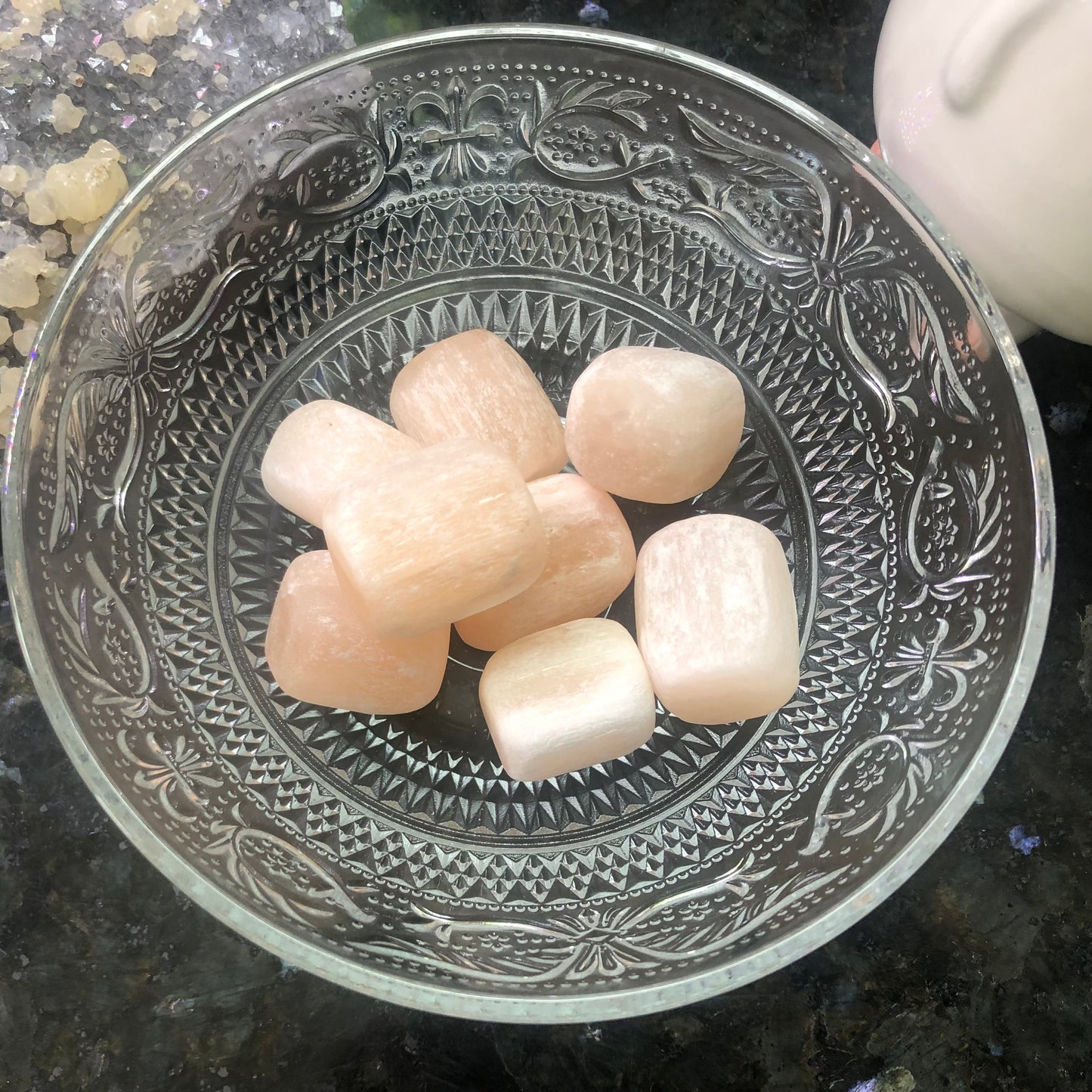 Orange Selenite Tumbles