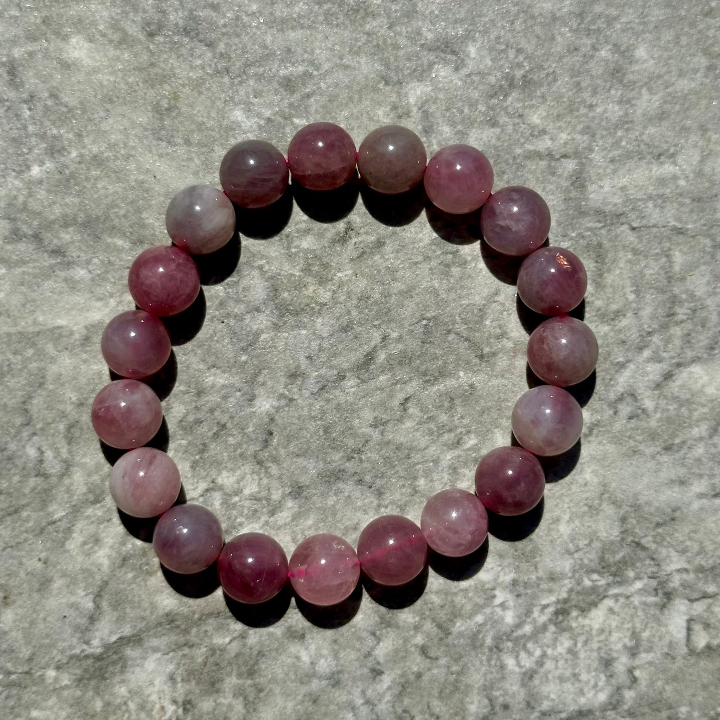 Purple rose Quartz 10mm Bracelets