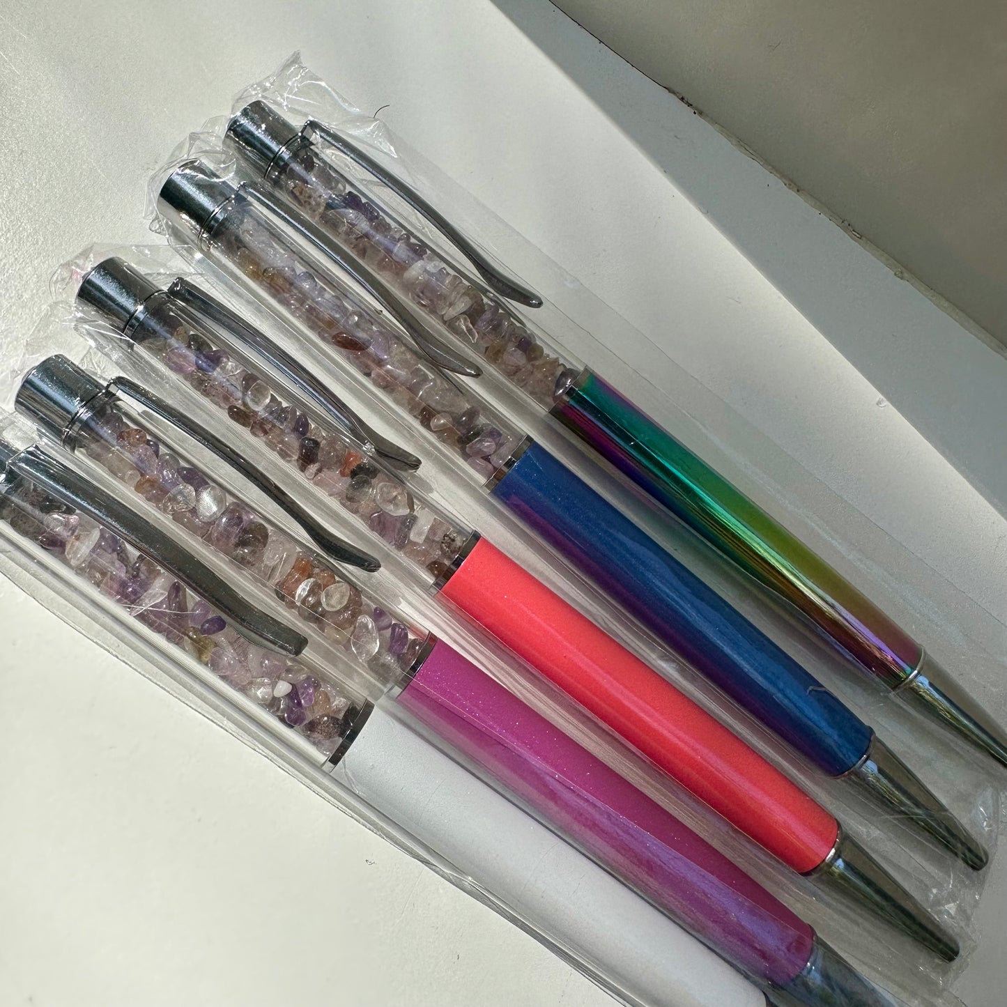 Amethyst Crystal Pens