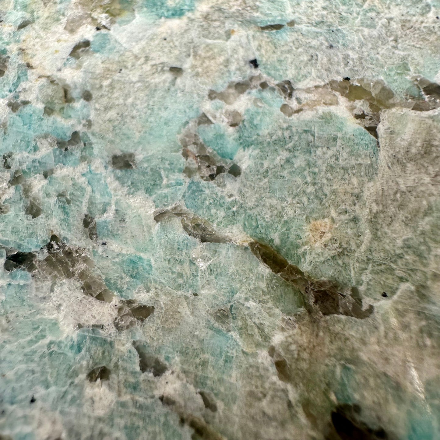 Amazonite Moon On Stand