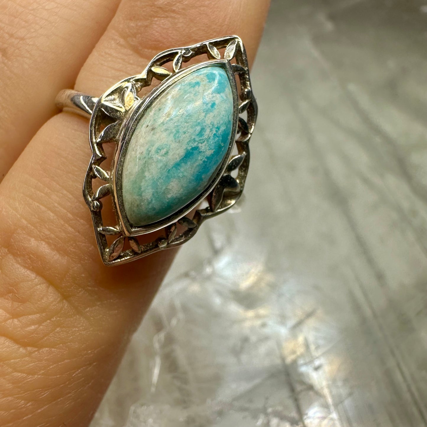 Amazonite Size R Ring