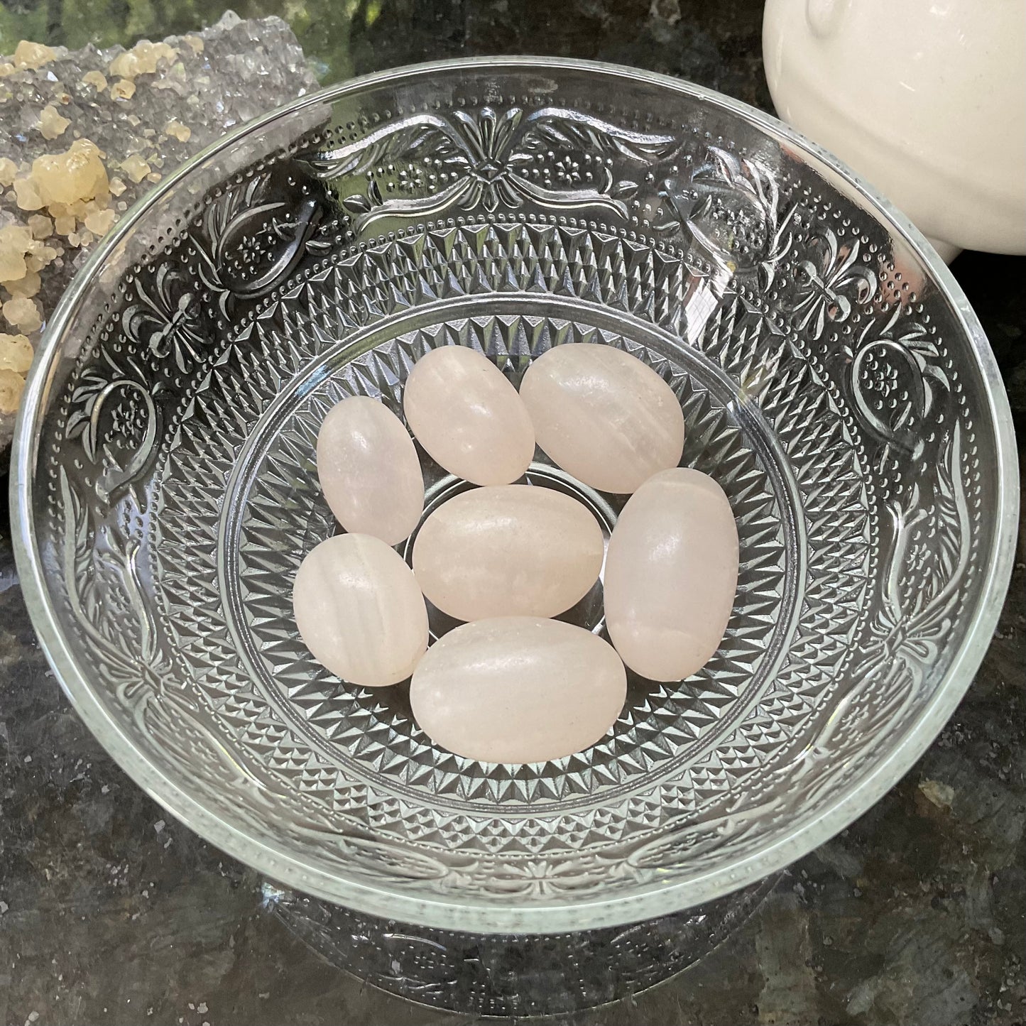 Pink Calcite Tumbles
