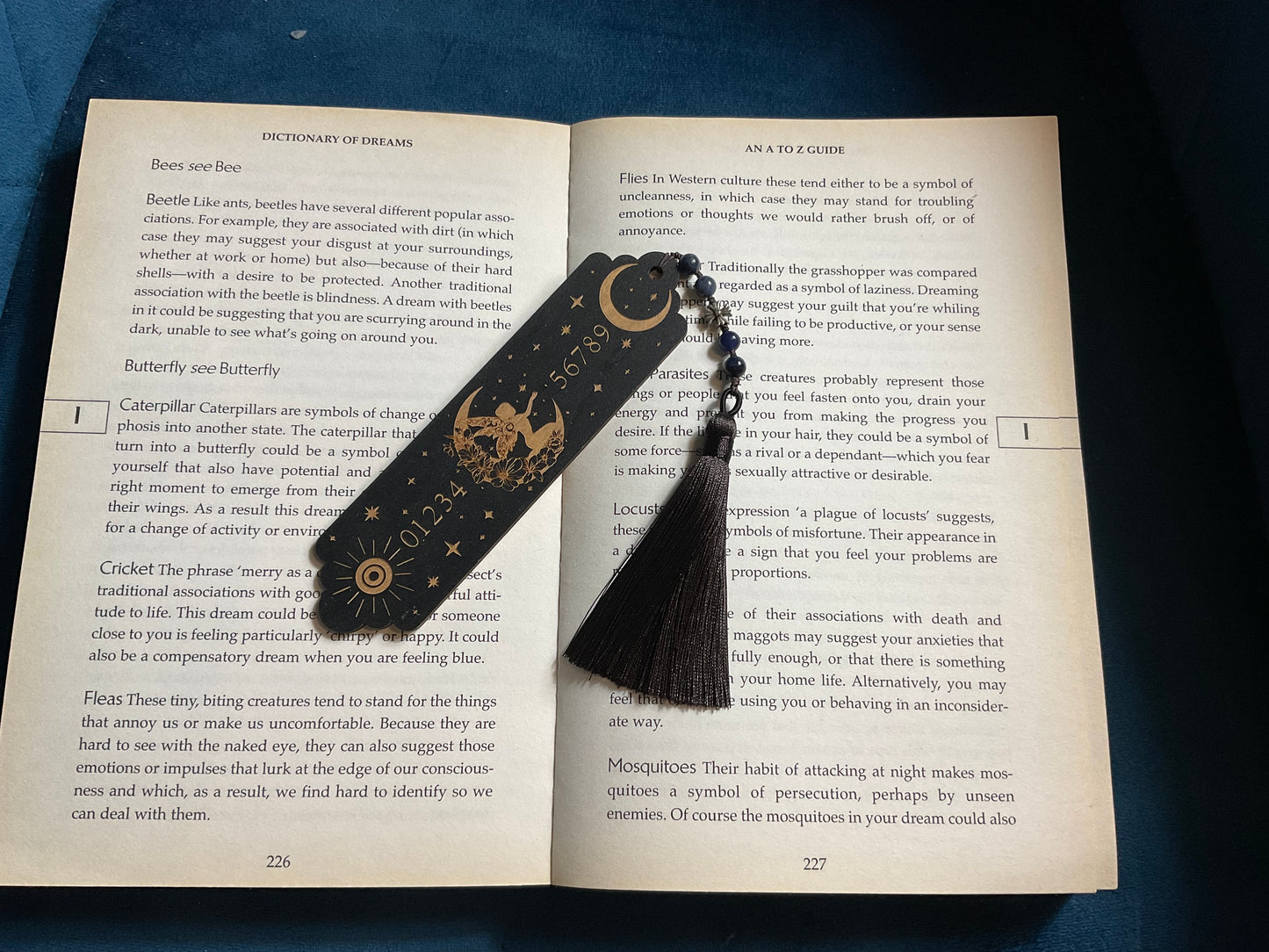 Black Fairy Book Mark