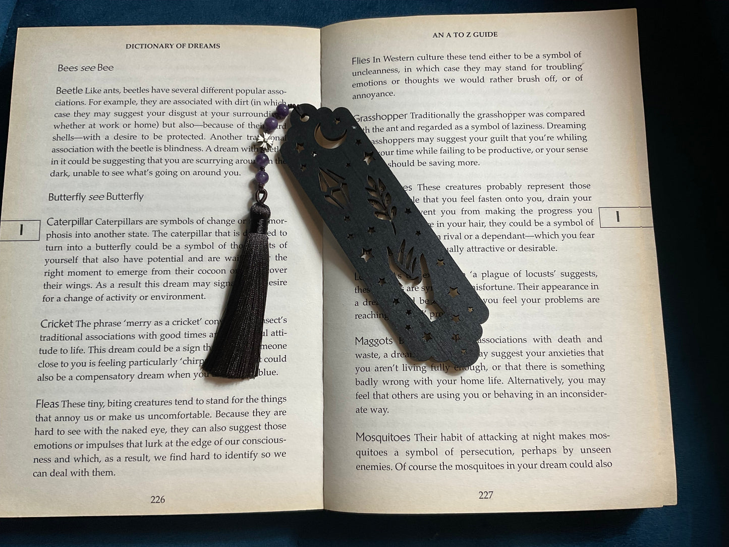 Black Hand Book Mark