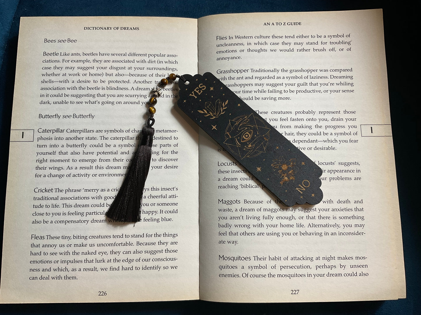 Yes & No Eye Black Book Mark