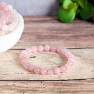 Rose Quartz 8mm Bracelet