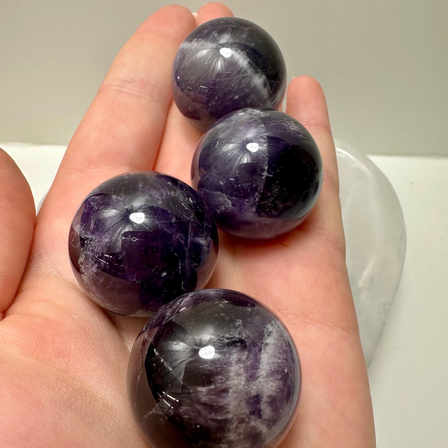 Mini Dream Amethyst Sphere