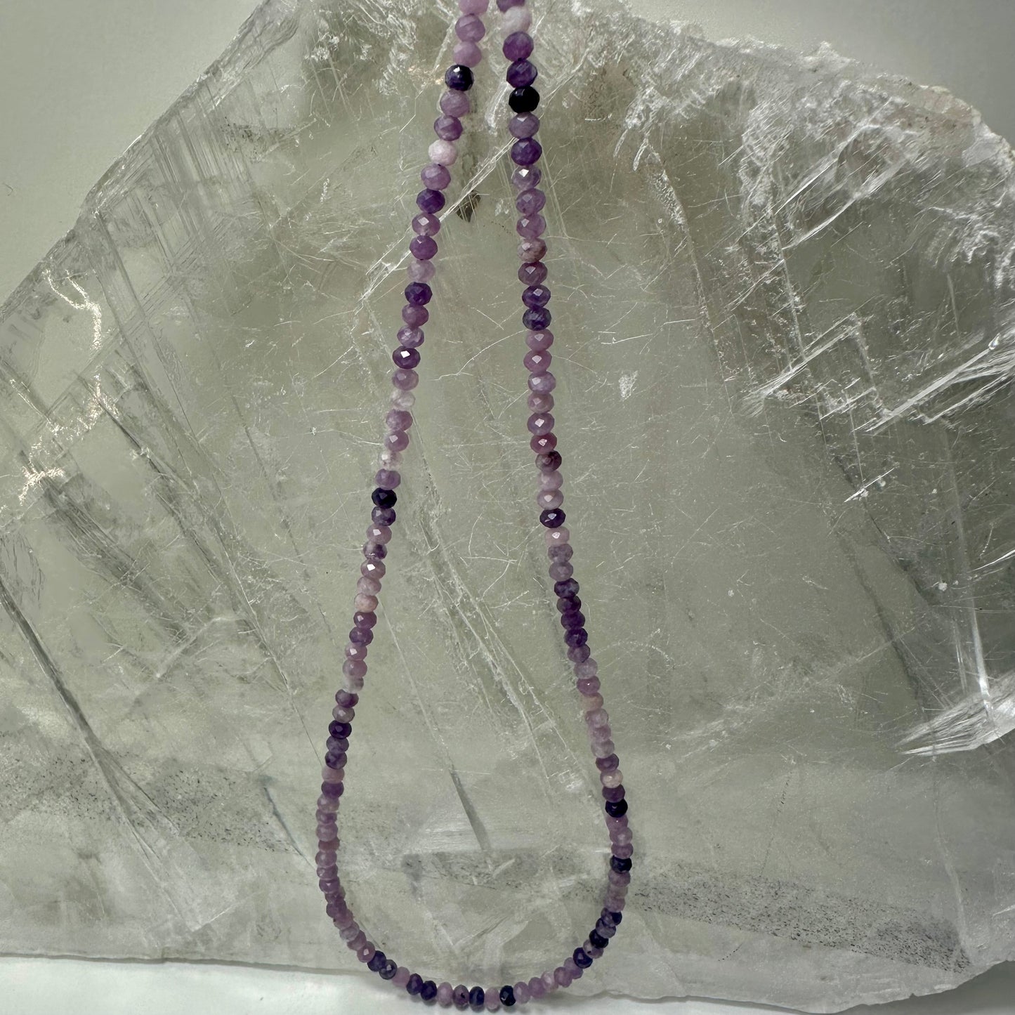 Lepidolite Beaded Necklace