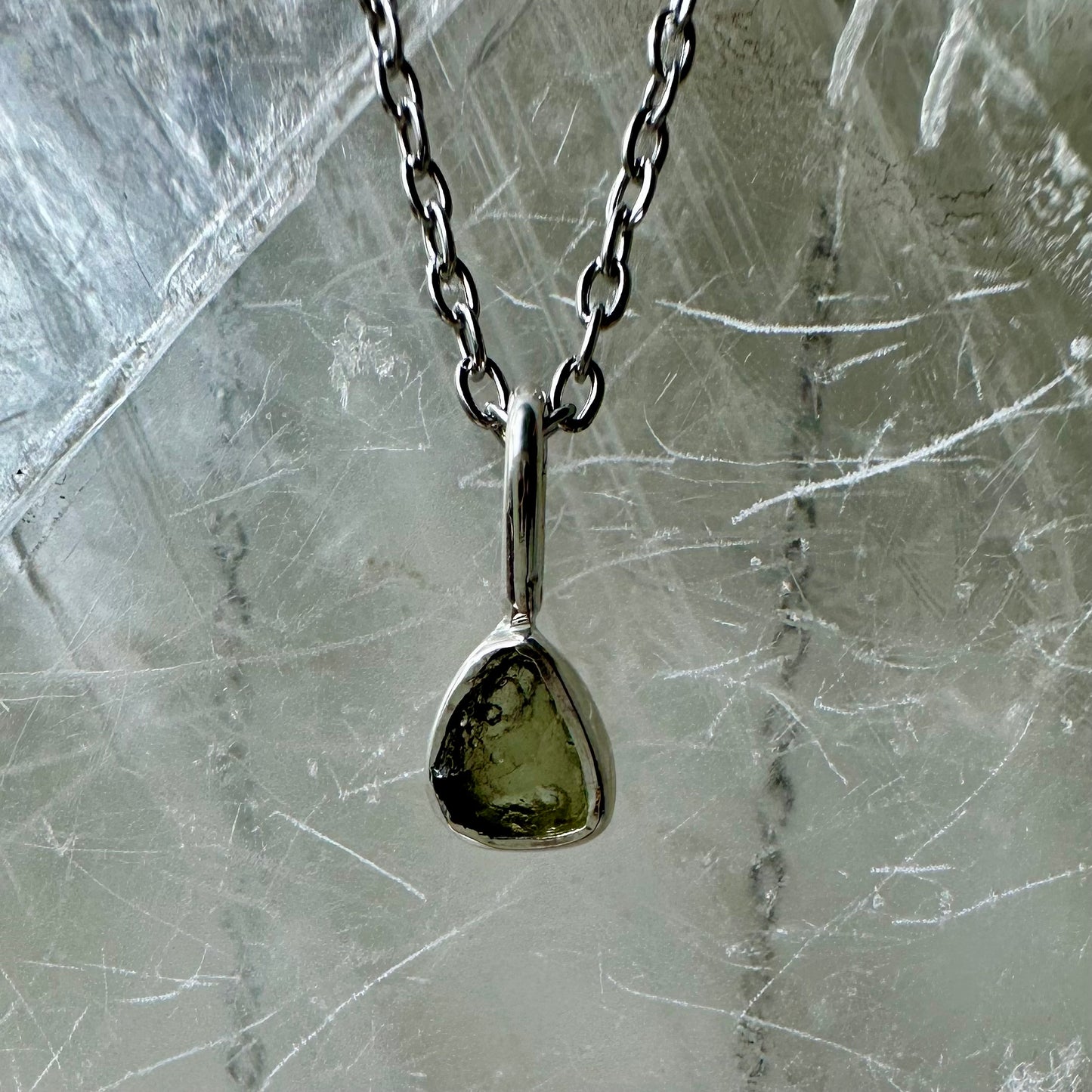 Moldavite Mini Pendant