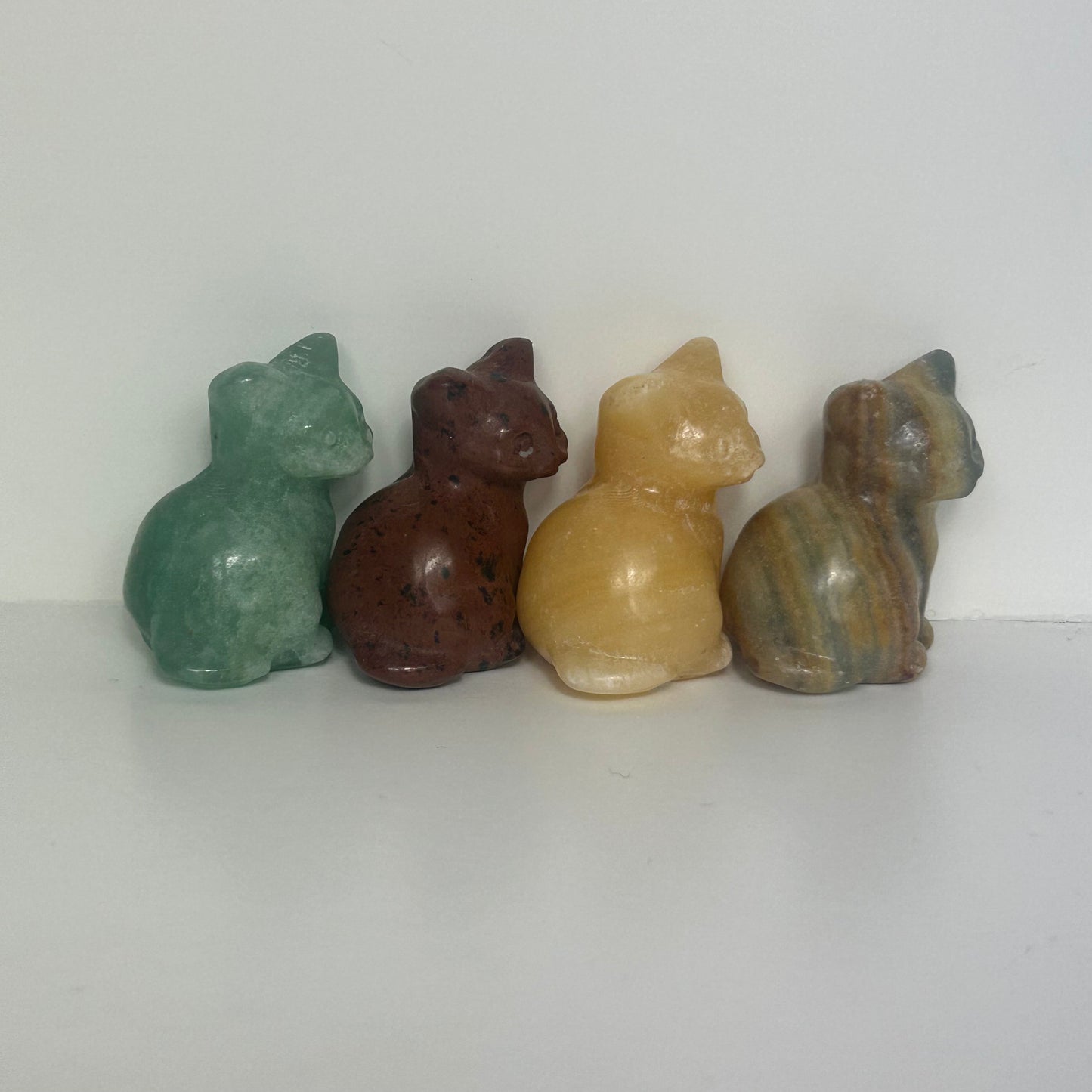 Mini Cat Carvings