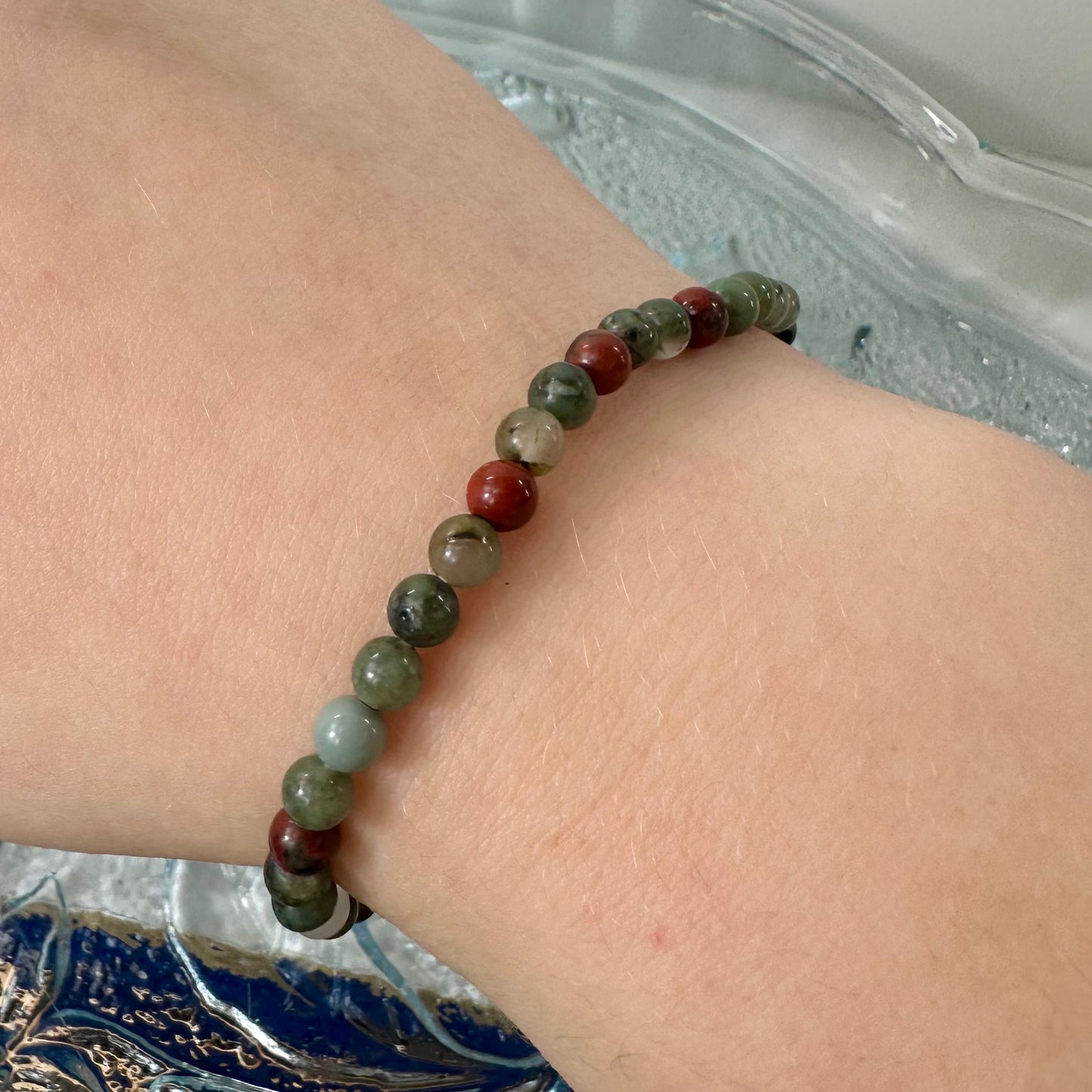 BloodStone 4mm Bracelets